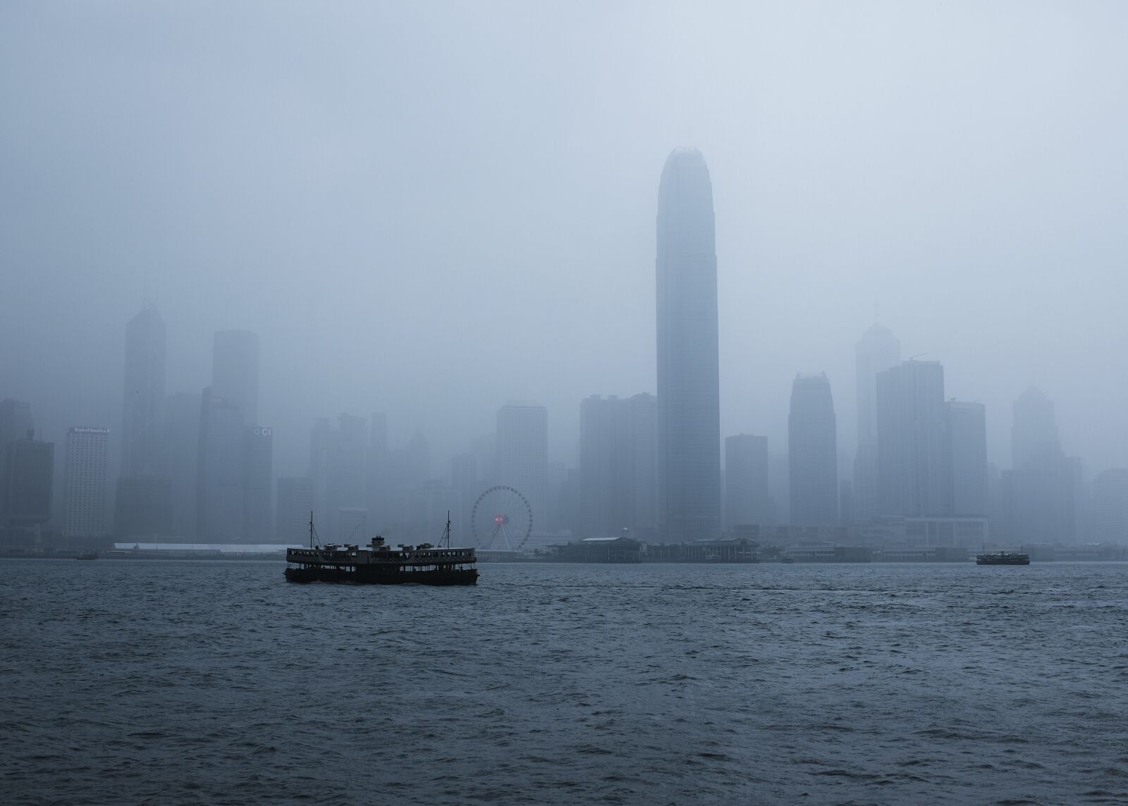 Fujifilm X100T sample photo. Foggy, sea, rain photography