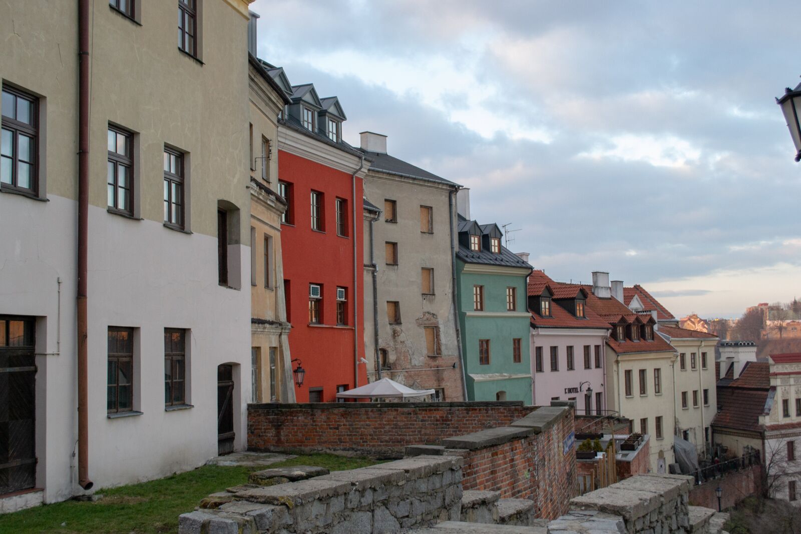 Nikon D3100 sample photo. Lublin, houses, color photography