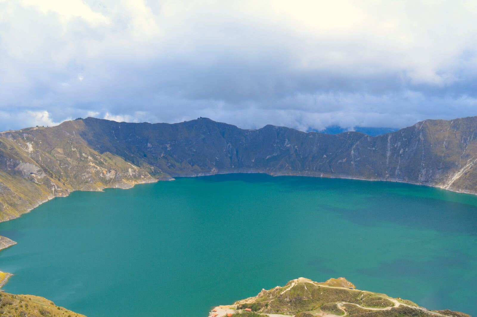 Nikon D3200 sample photo. Quilotoa, crater lake, ecuador photography