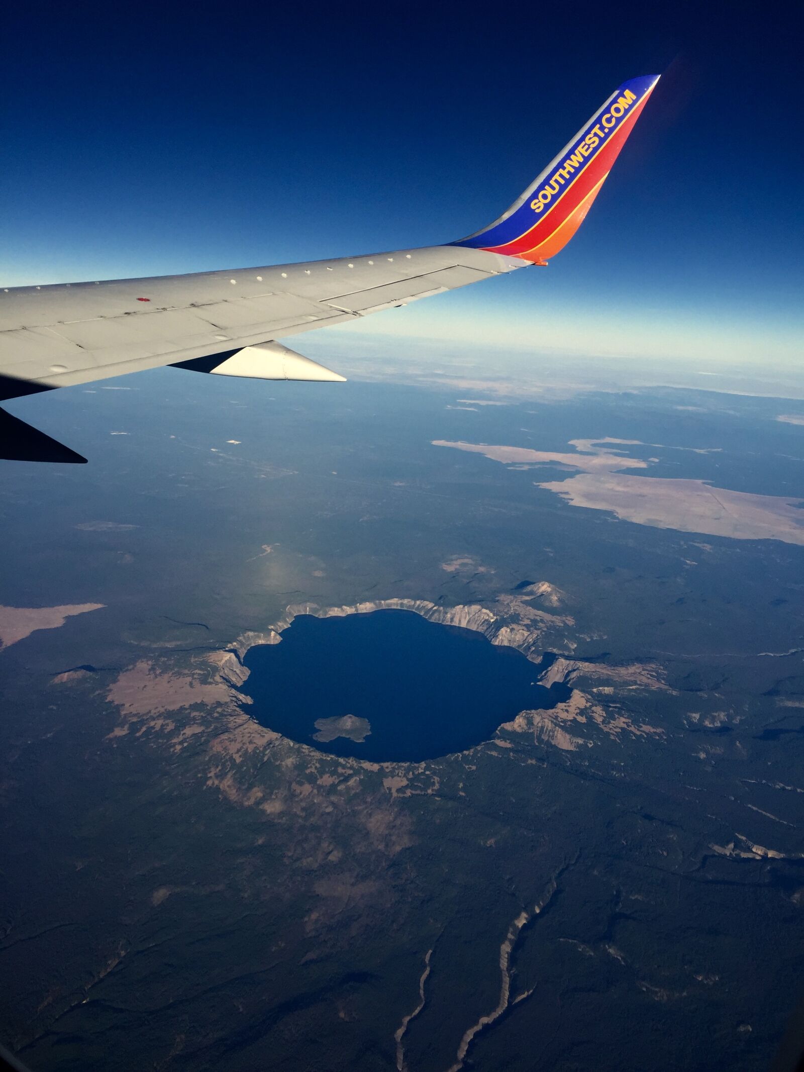 Apple iPhone 6 sample photo. Plane, lake, sky photography