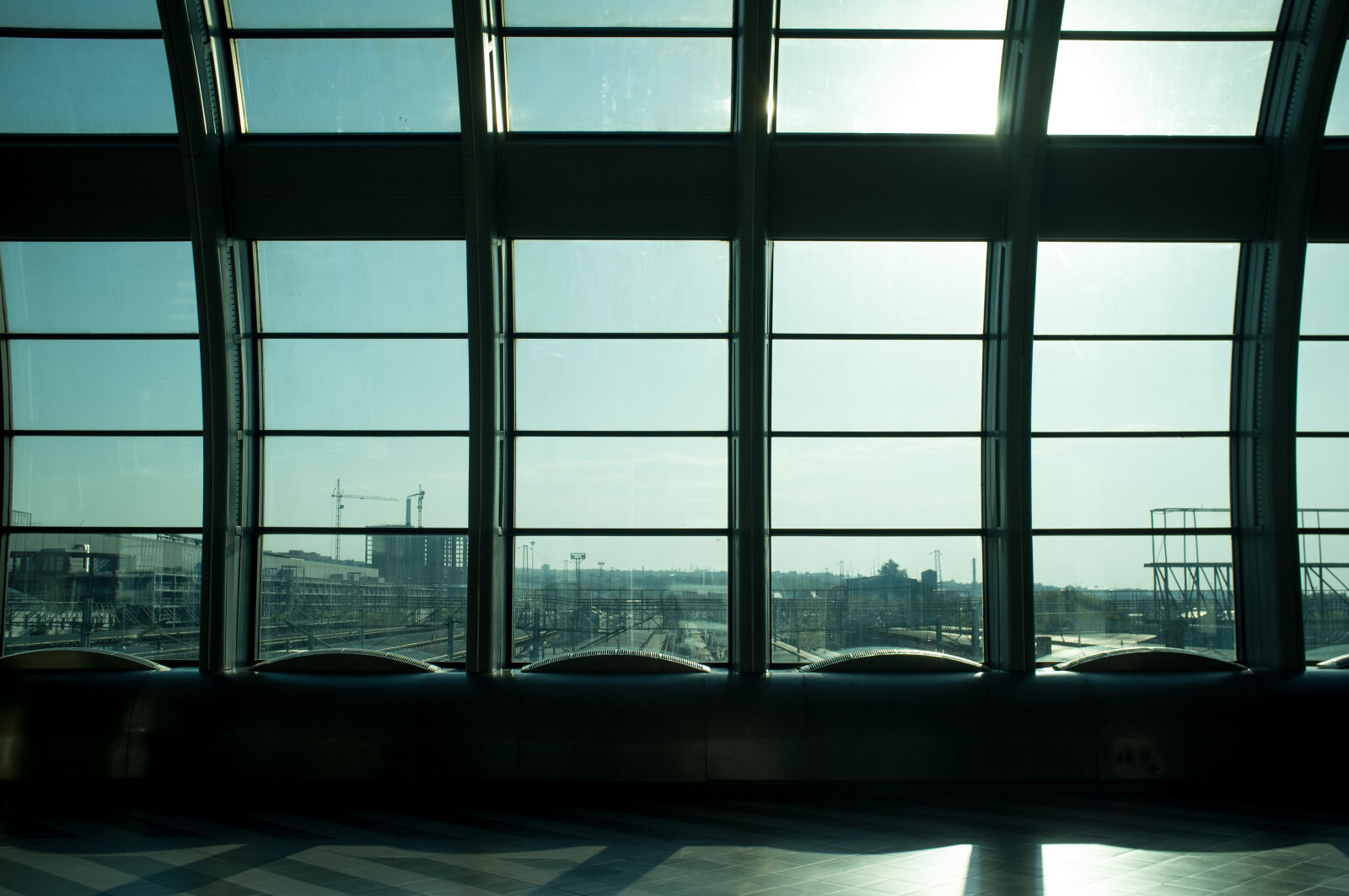 Fujifilm FinePix X100 sample photo. Blue, business, day, geometry photography