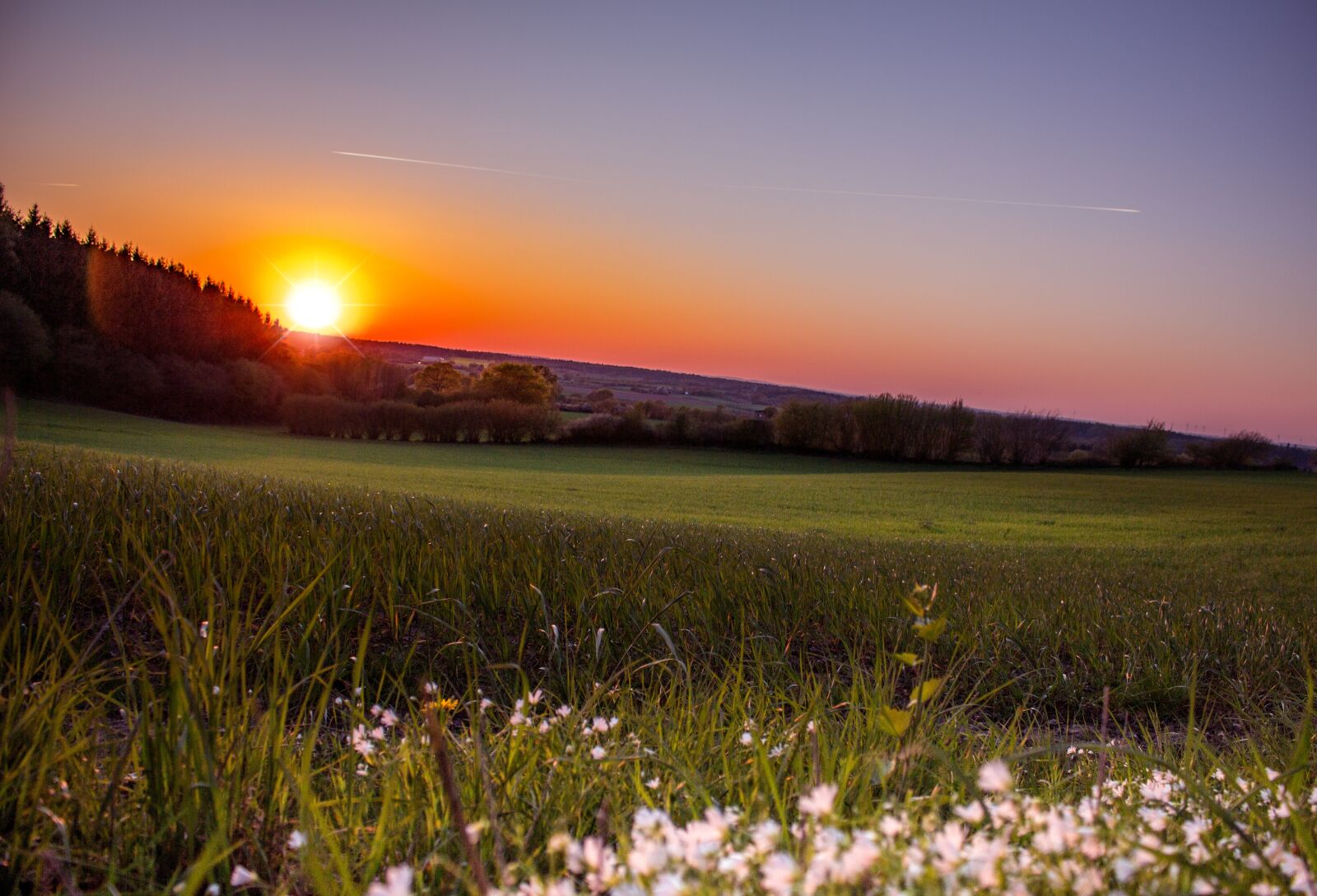 Canon EOS 700D (EOS Rebel T5i / EOS Kiss X7i) sample photo. Sunset, sun, abendstimmung photography