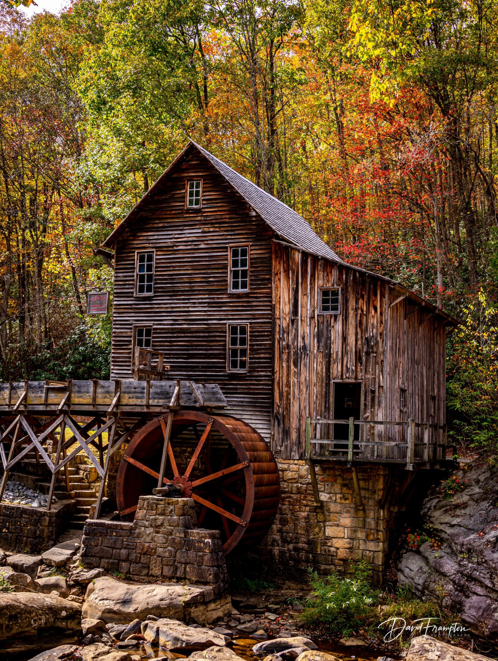 Nikon D850 sample photo. Fall, wv, grist mill photography