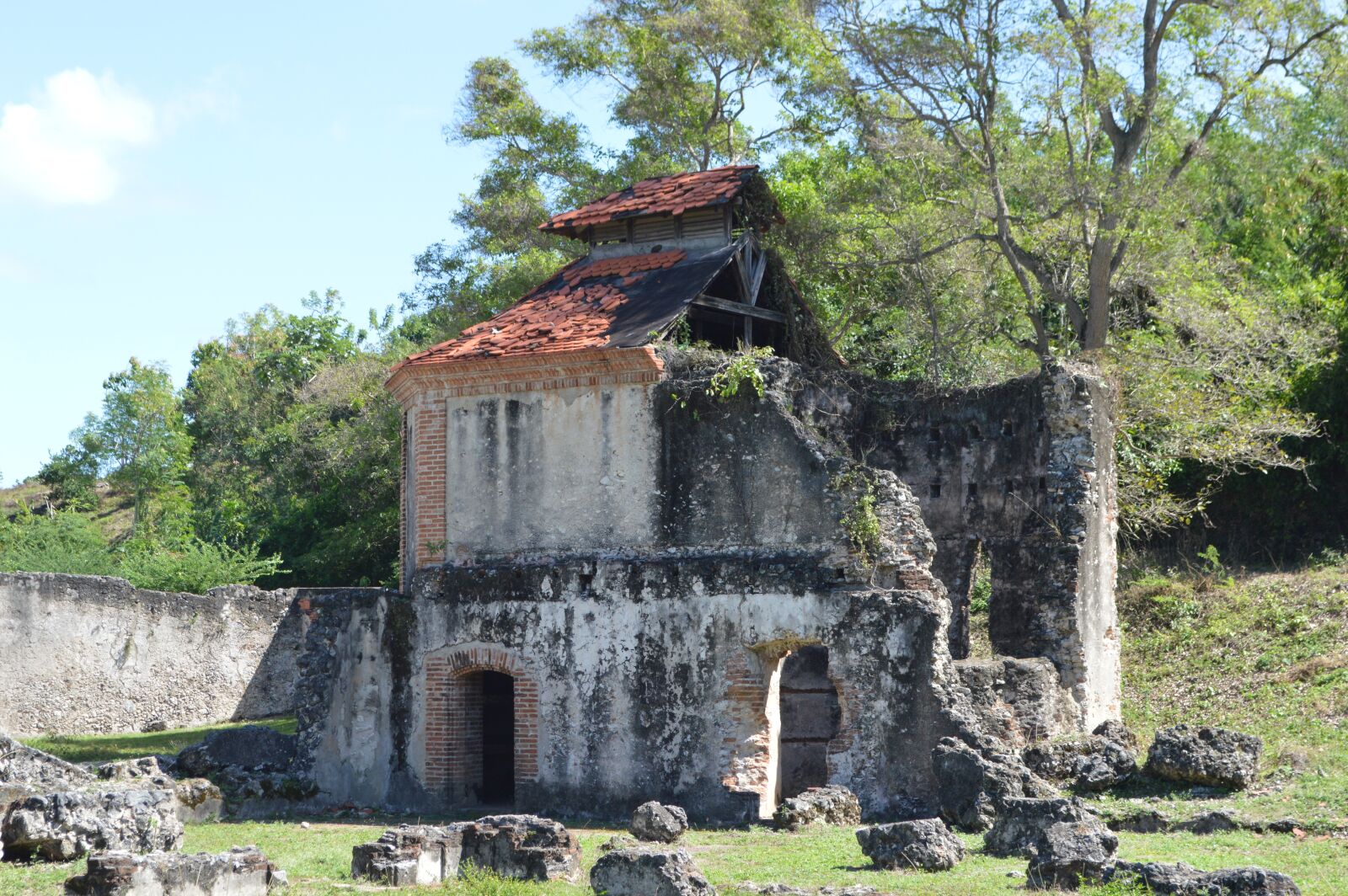 Nikon D3200 sample photo. Ruins, colonial house, old photography