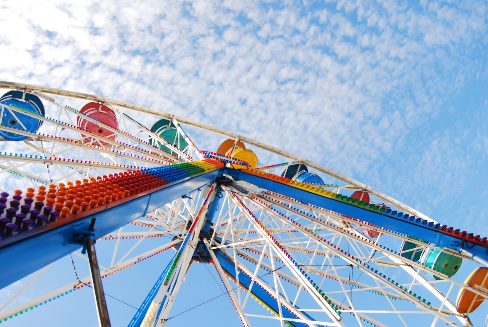 Nikon D80 sample photo. Entertainment, carousel, sky photography