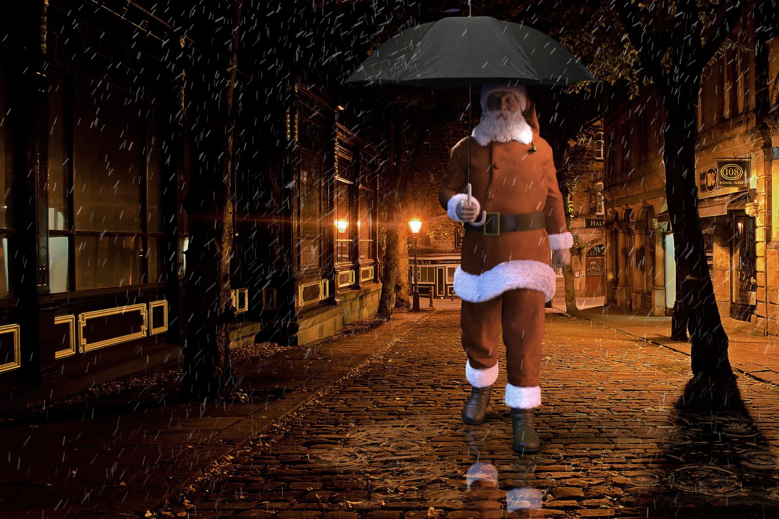 Fujifilm X-T3 sample photo. Santa claus, christmas, street photography