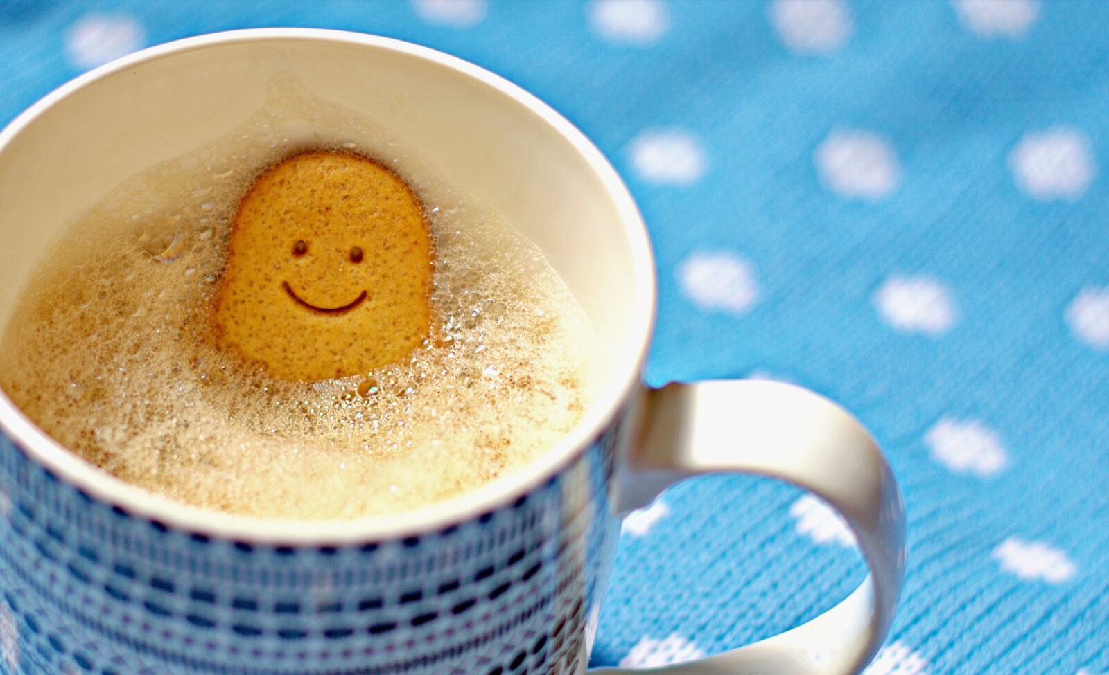 Nikon D3400 sample photo. Coffee, mug, gingerbread man photography