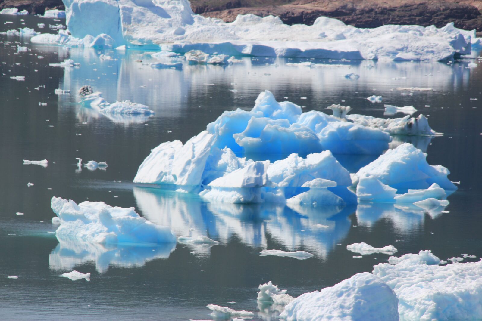 Canon EOS 550D (EOS Rebel T2i / EOS Kiss X4) sample photo. Greenland, fjord, icebergs photography