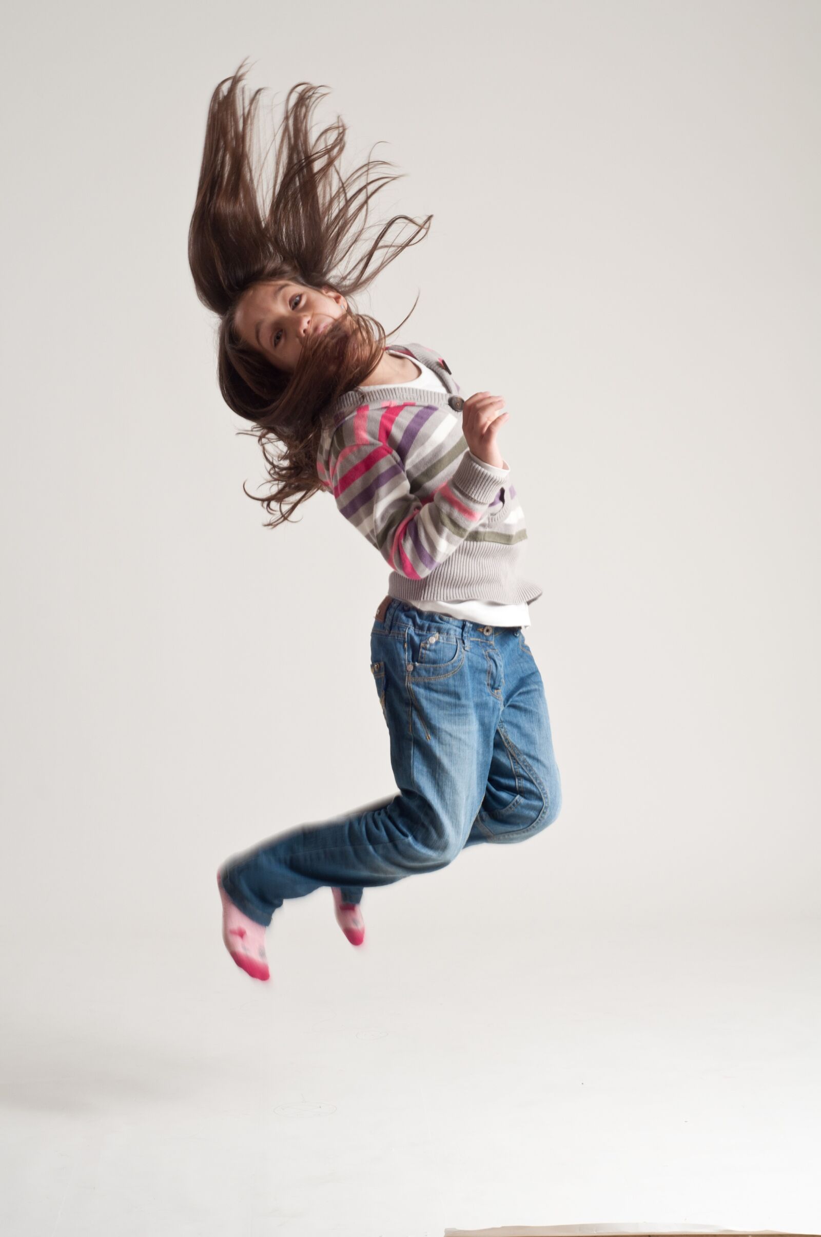 Nikon D90 sample photo. Jump, child, fun photography