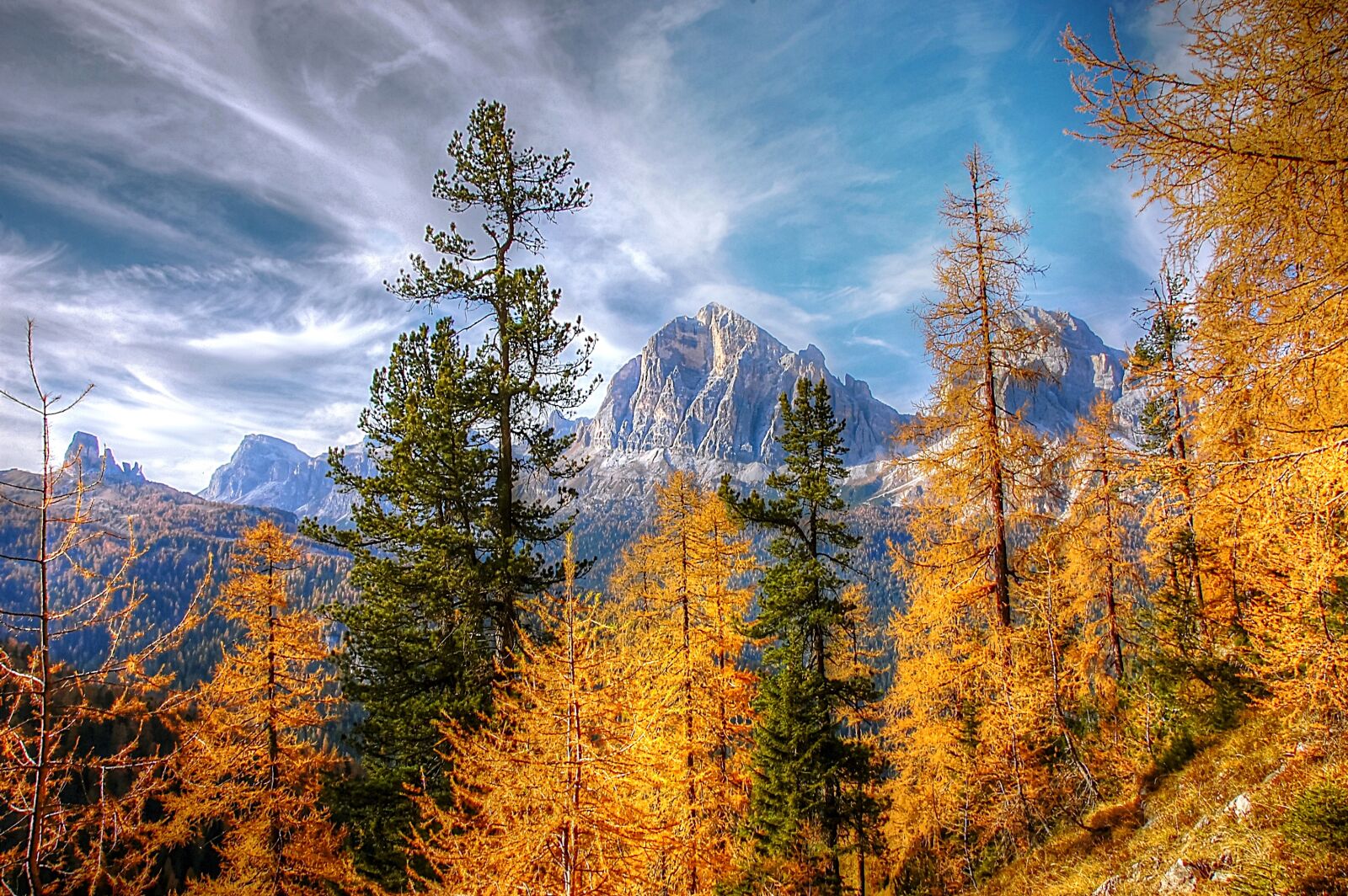 Nikon D40 sample photo. Autumn, dolomites, landscape photography
