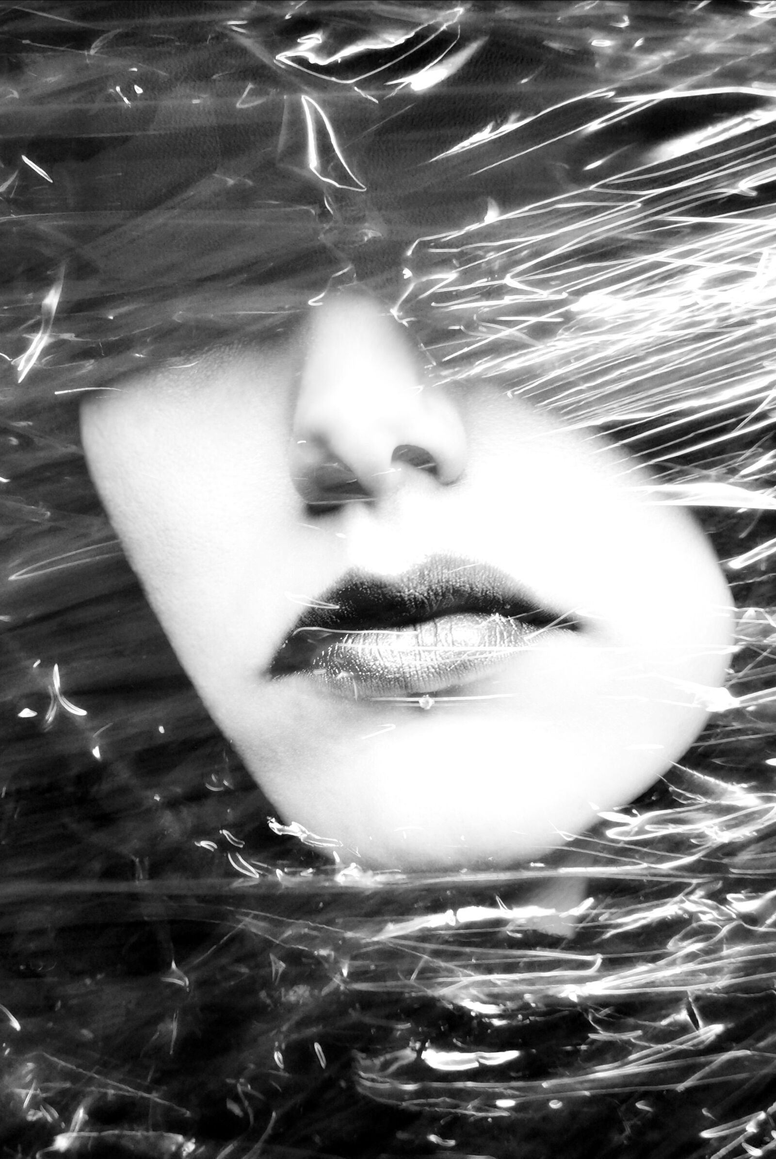 Nikon D200 sample photo. Black white, face, woman photography