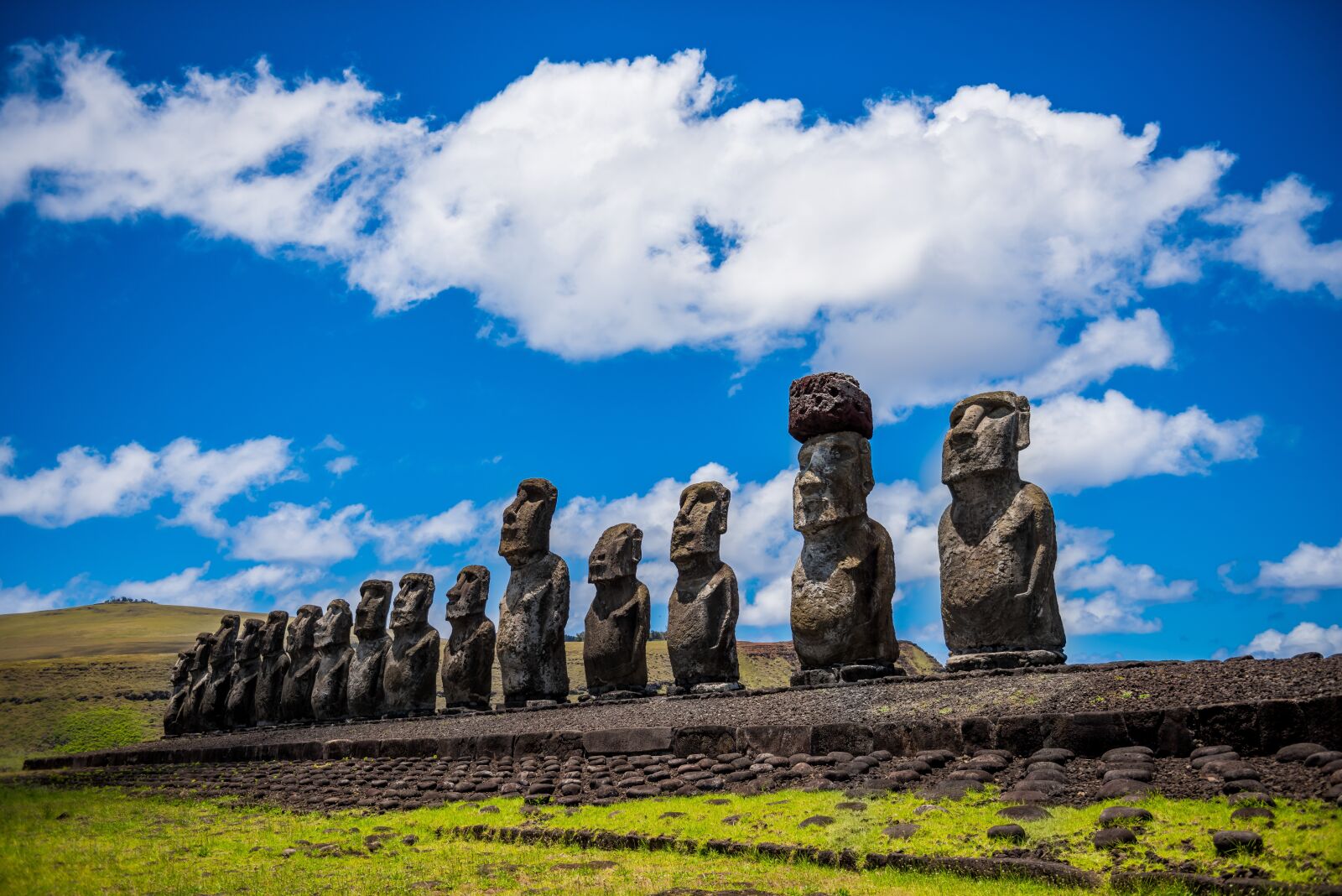 Nikon D810 sample photo. Moai, easter island, rapa photography