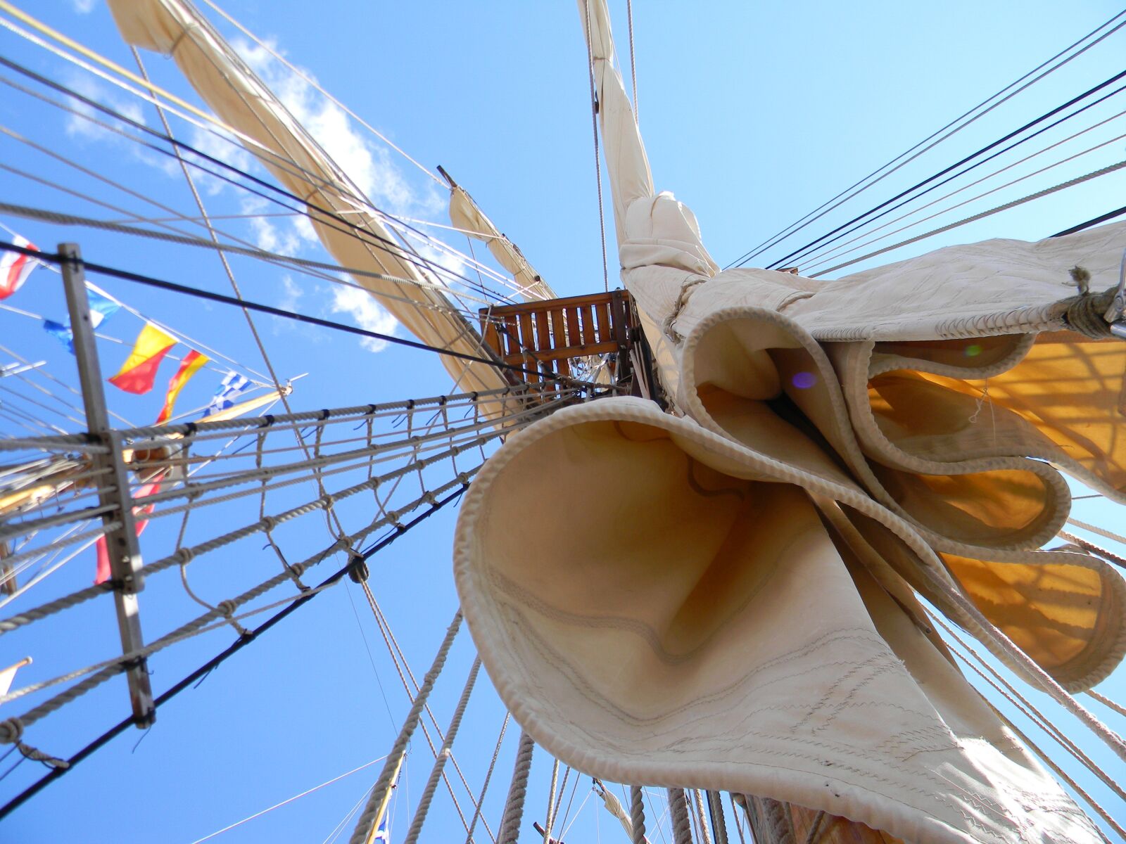 Nikon Coolpix L110 sample photo. Sailing ship, the mast photography
