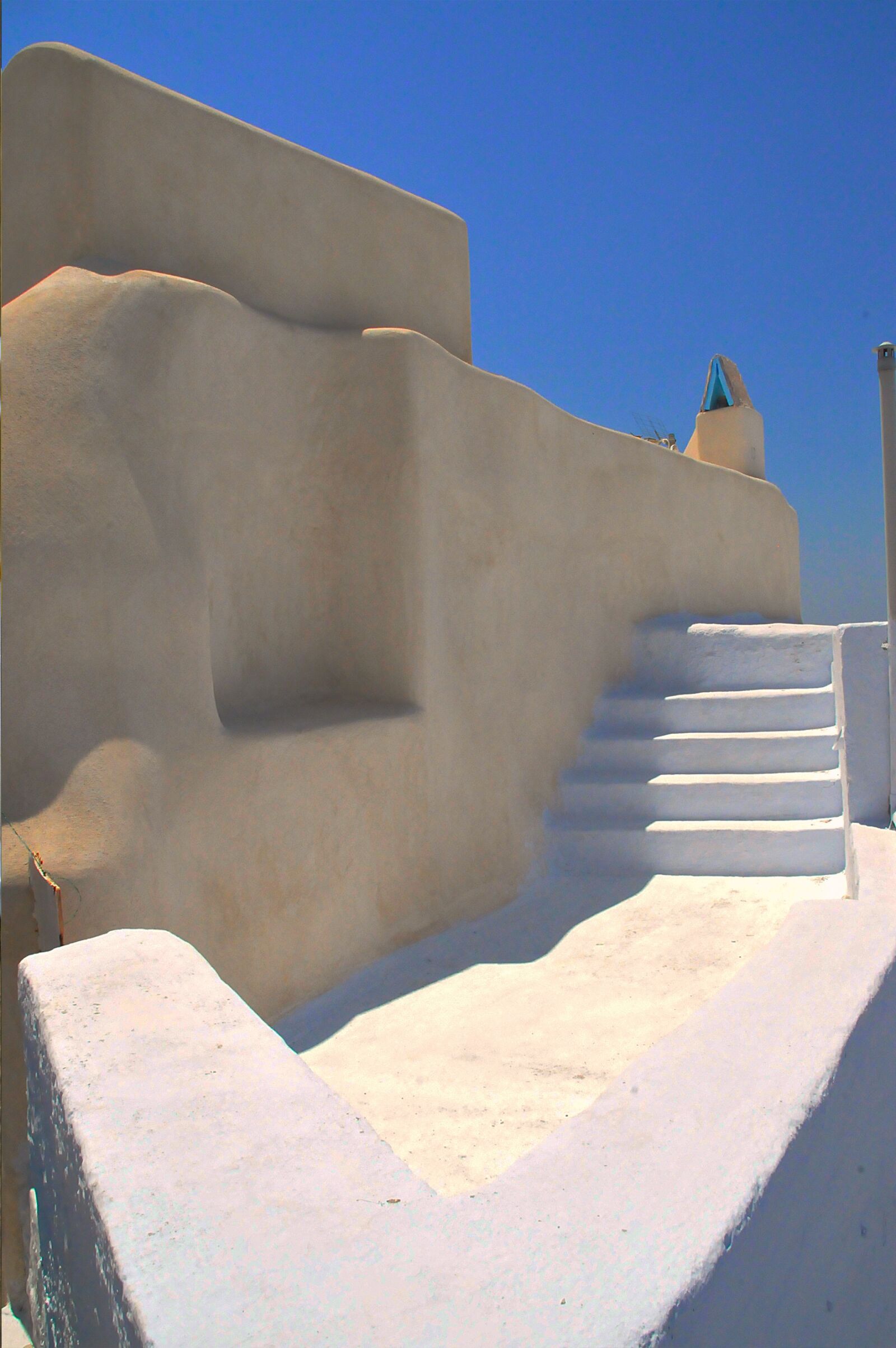 Nikon D3200 sample photo. Santorini, house, blue photography