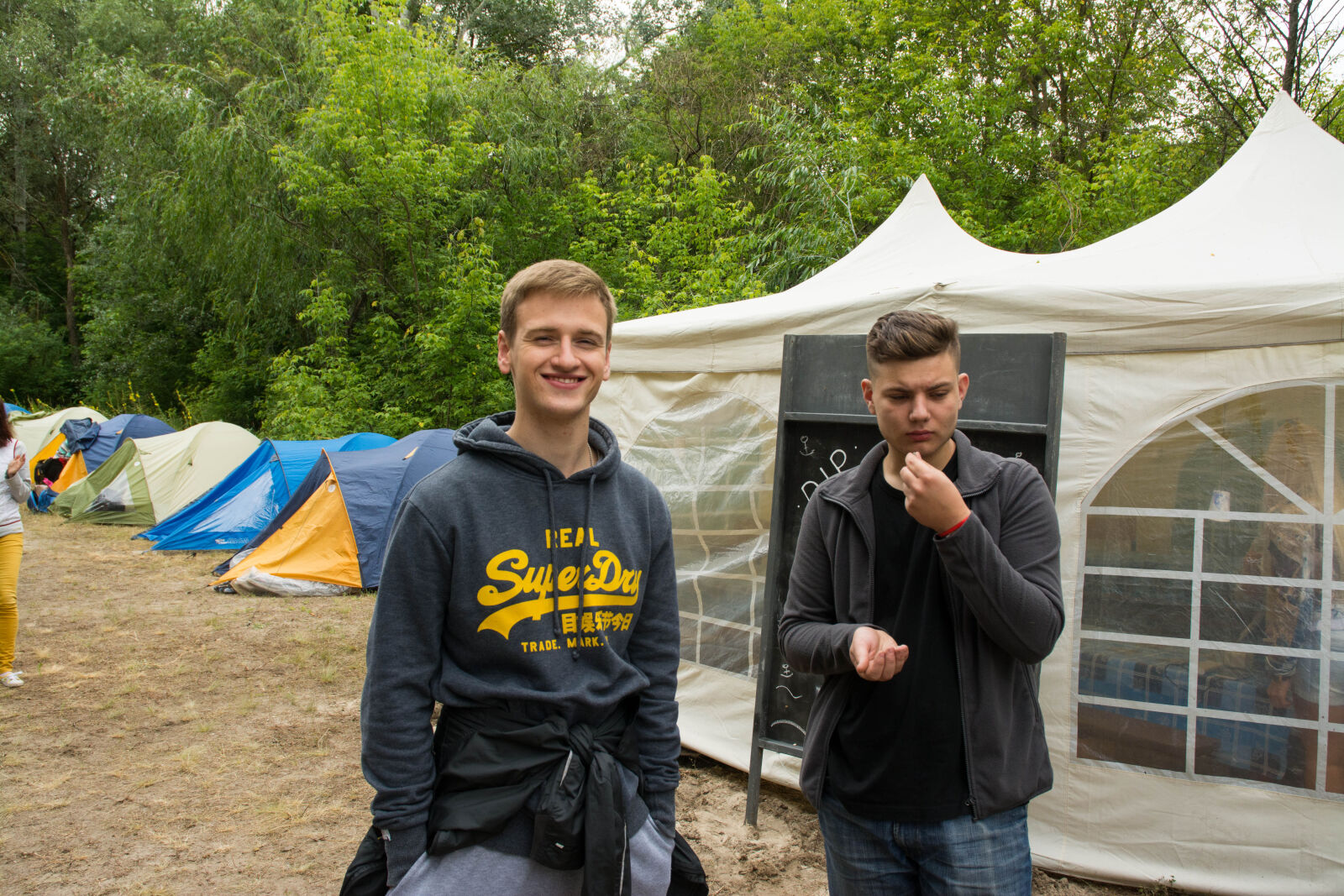 Nikon D7100 sample photo. Camp, dip, forest, pine photography