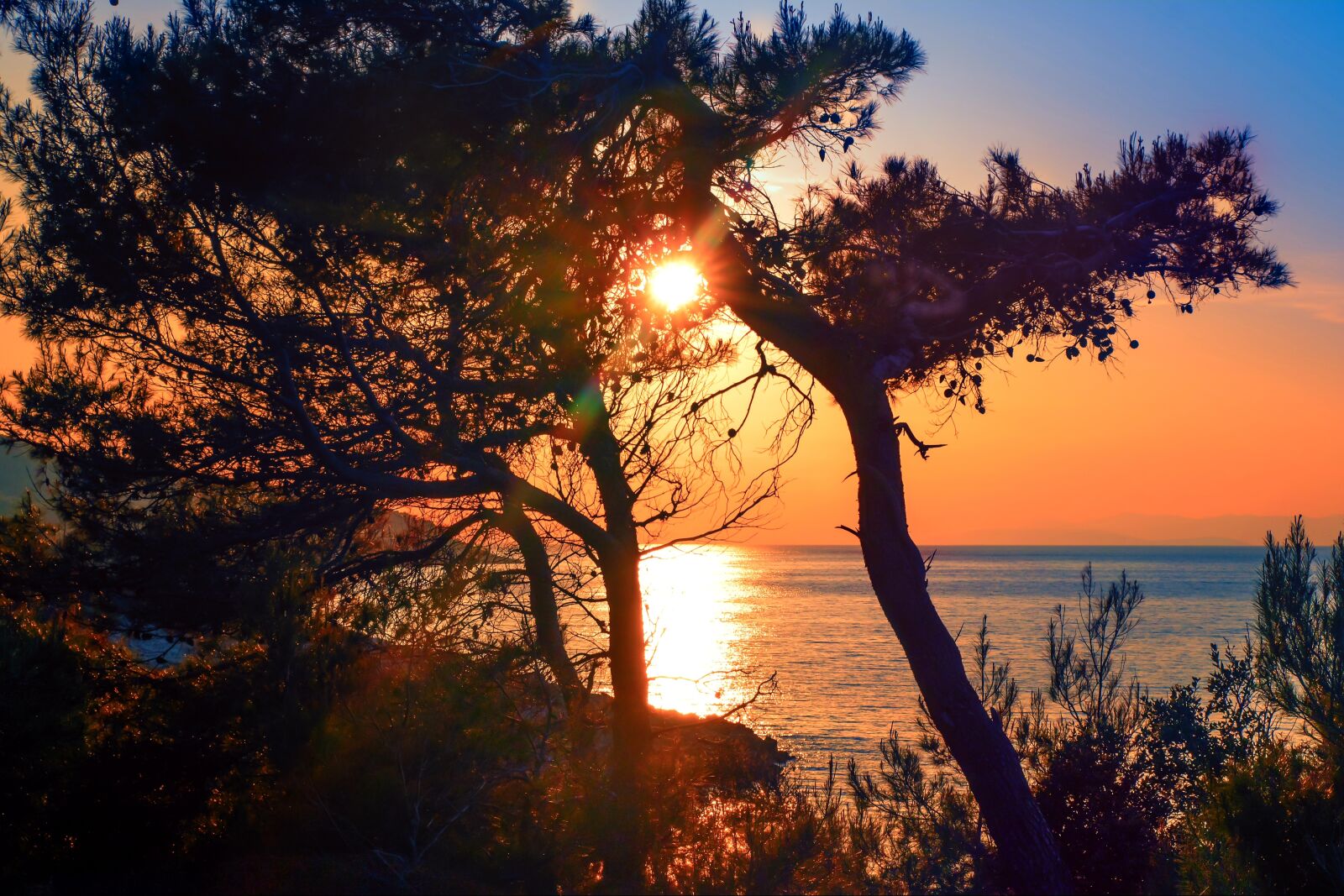 Canon EOS 80D sample photo. Sunset, adriatic sea, landscape photography