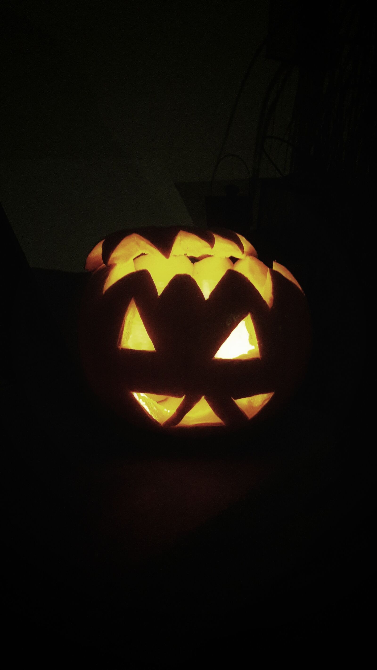 Samsung Galaxy A5(2016) sample photo. Halloween, pumpkin, night photography