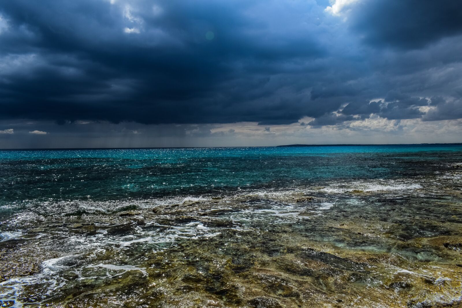Nikon D3300 sample photo. Stormy clouds, sea, water photography