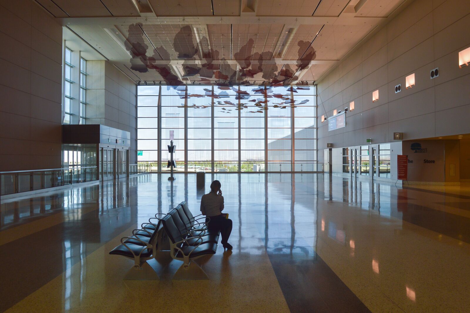 Nikon D3200 sample photo. Airport, hall, wait photography