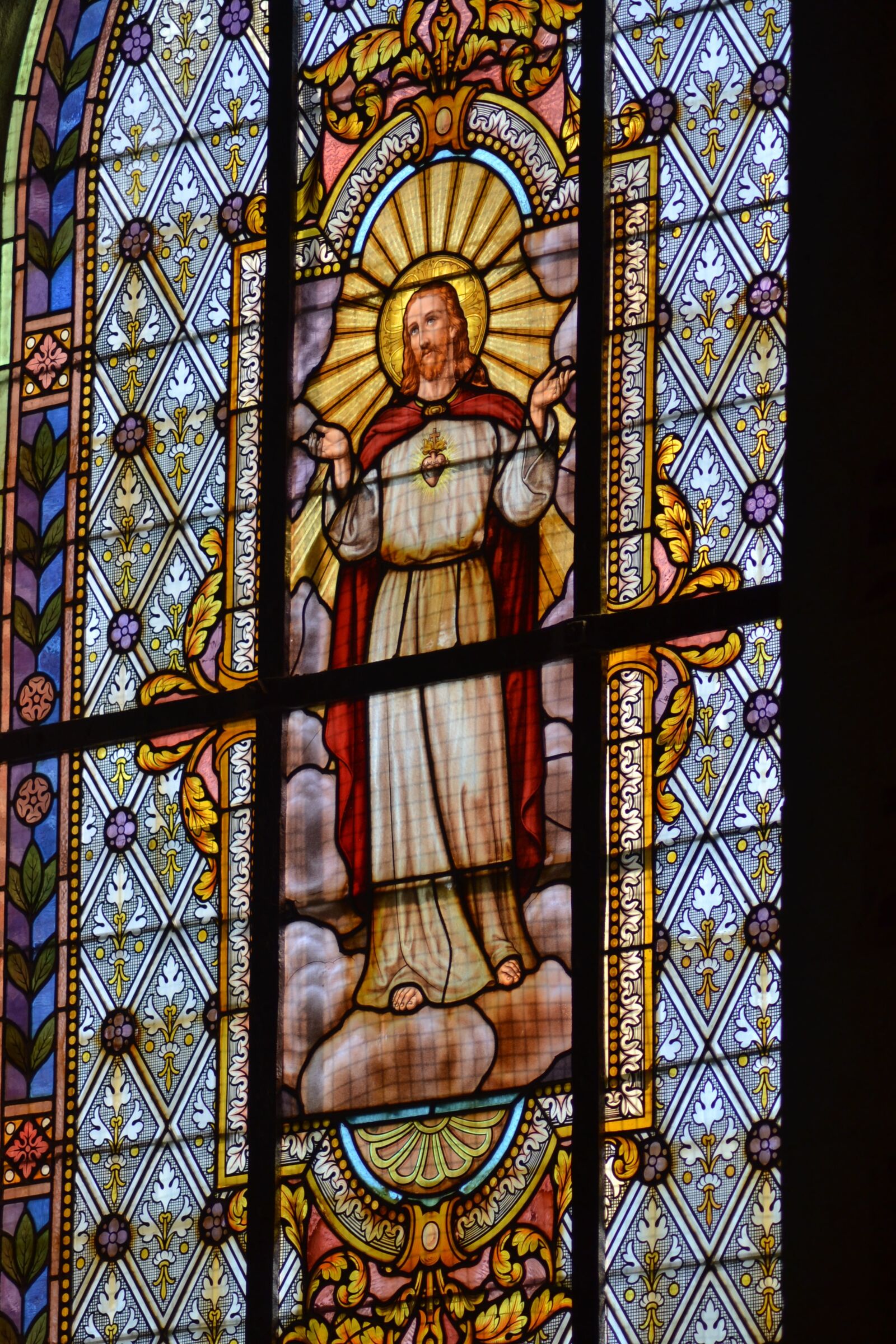 Nikon D3100 sample photo. Stained glass, window, church photography