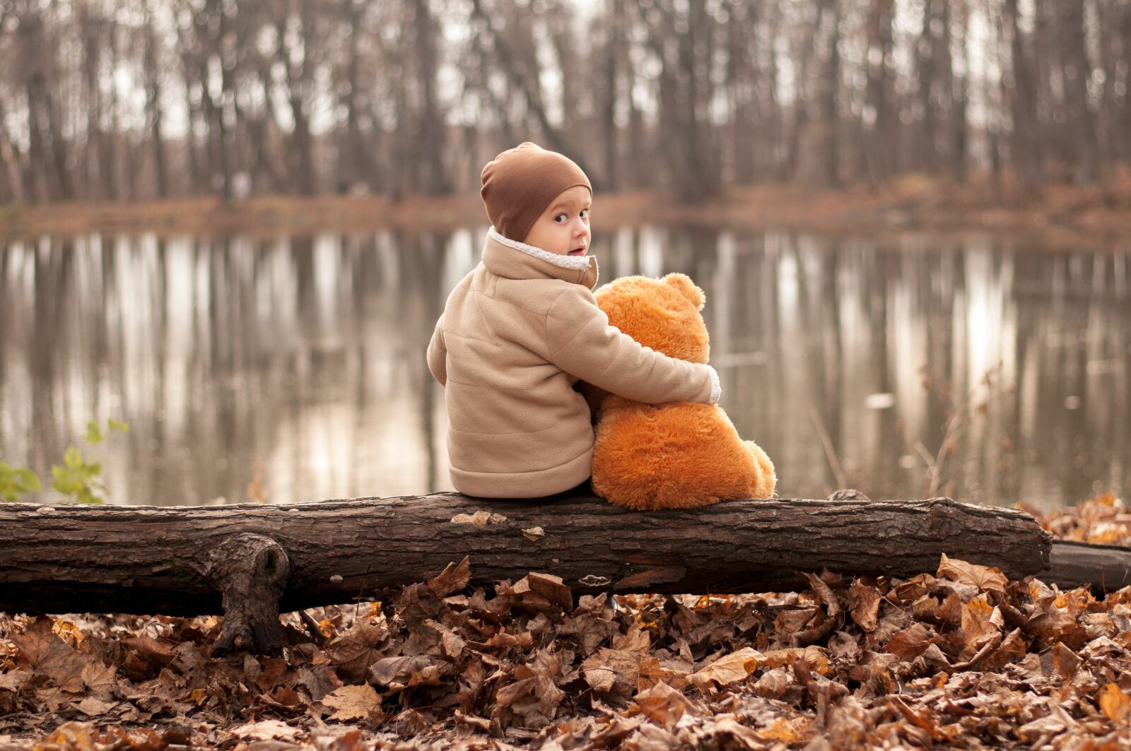 Nikon D5000 sample photo. Boy, child, bear photography