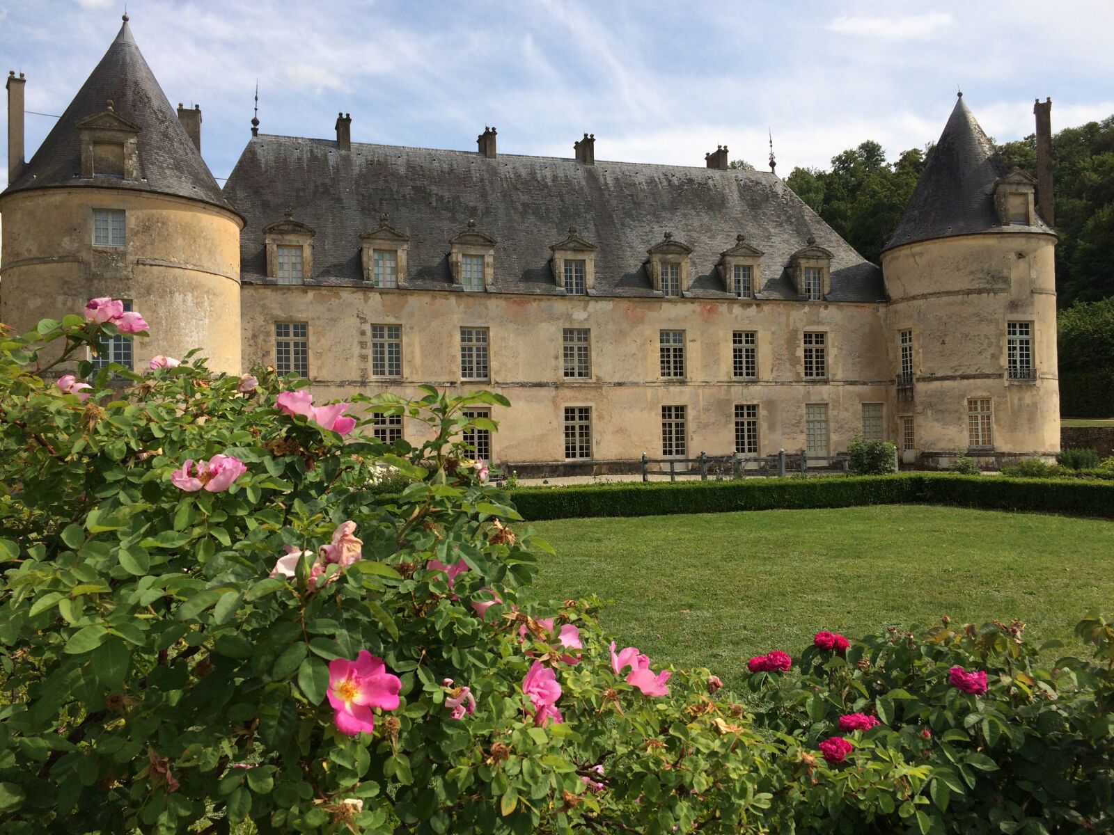iPhone 5s back camera 4.15mm f/2.2 sample photo. Castle, park, swallows photography