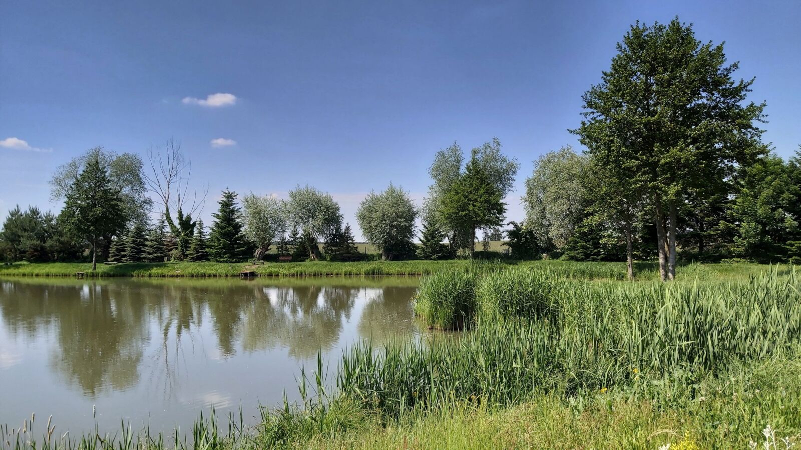 Samsung Galaxy A70 sample photo. Landscape, pond, lake photography