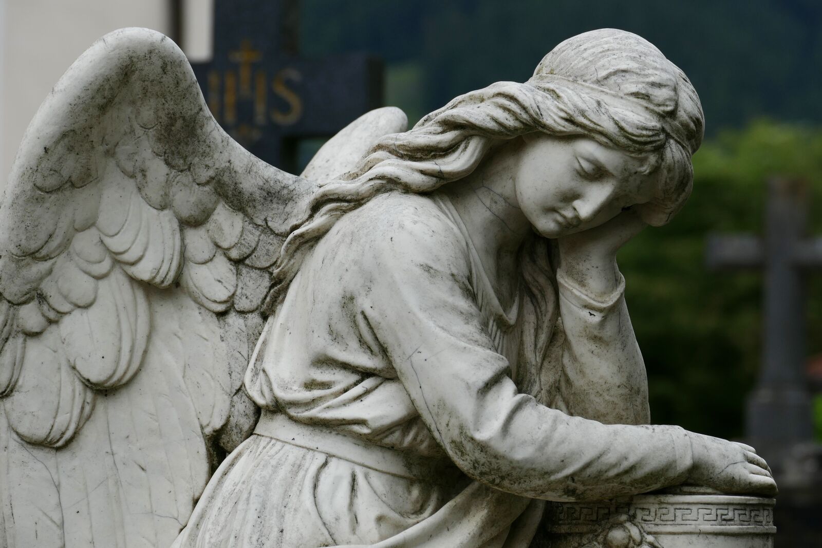 Leica V-Lux (Typ 114) sample photo. Angel, cemetery, sculpture photography
