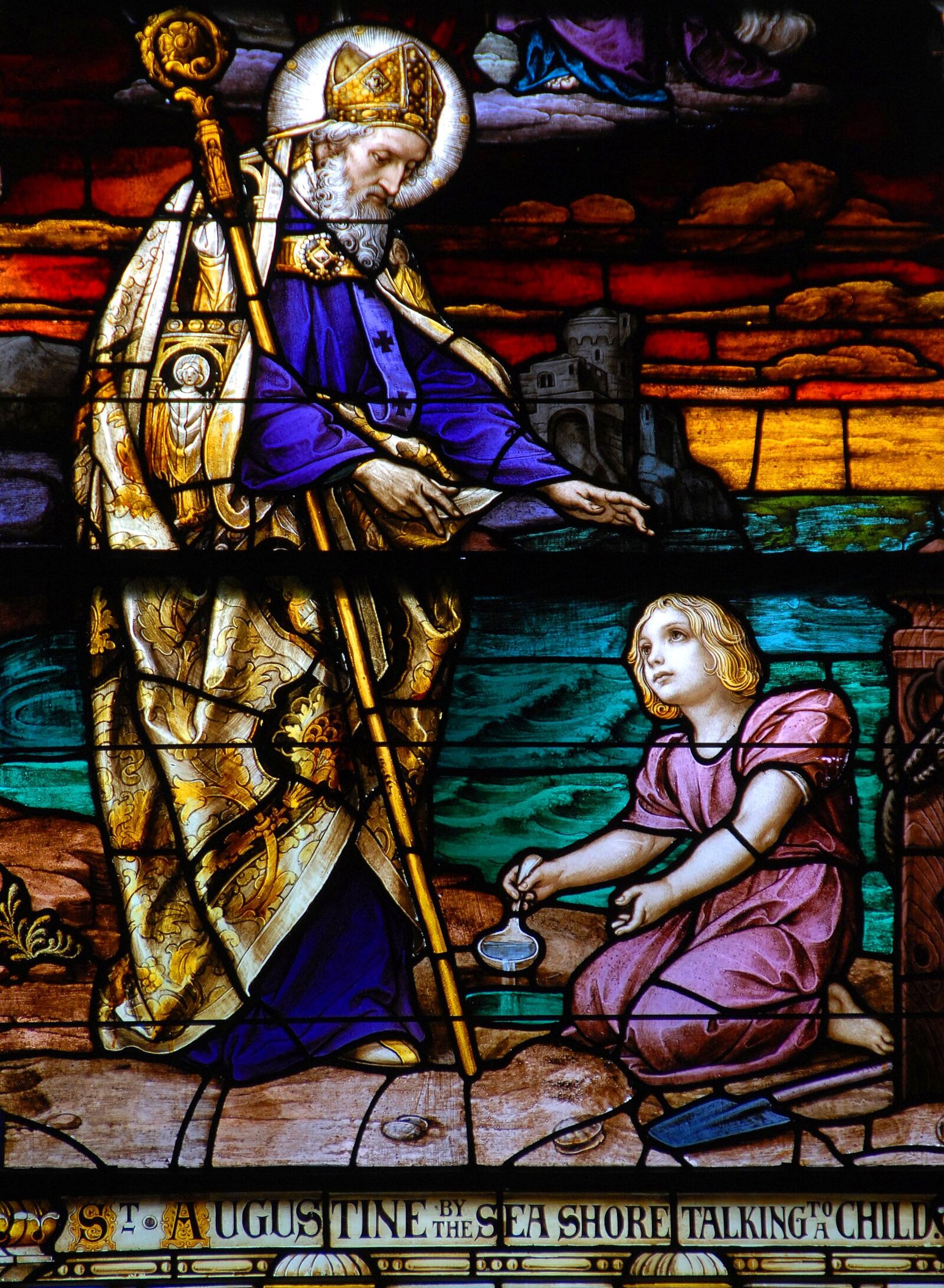 Nikon D200 sample photo. Stain glass, window, church photography