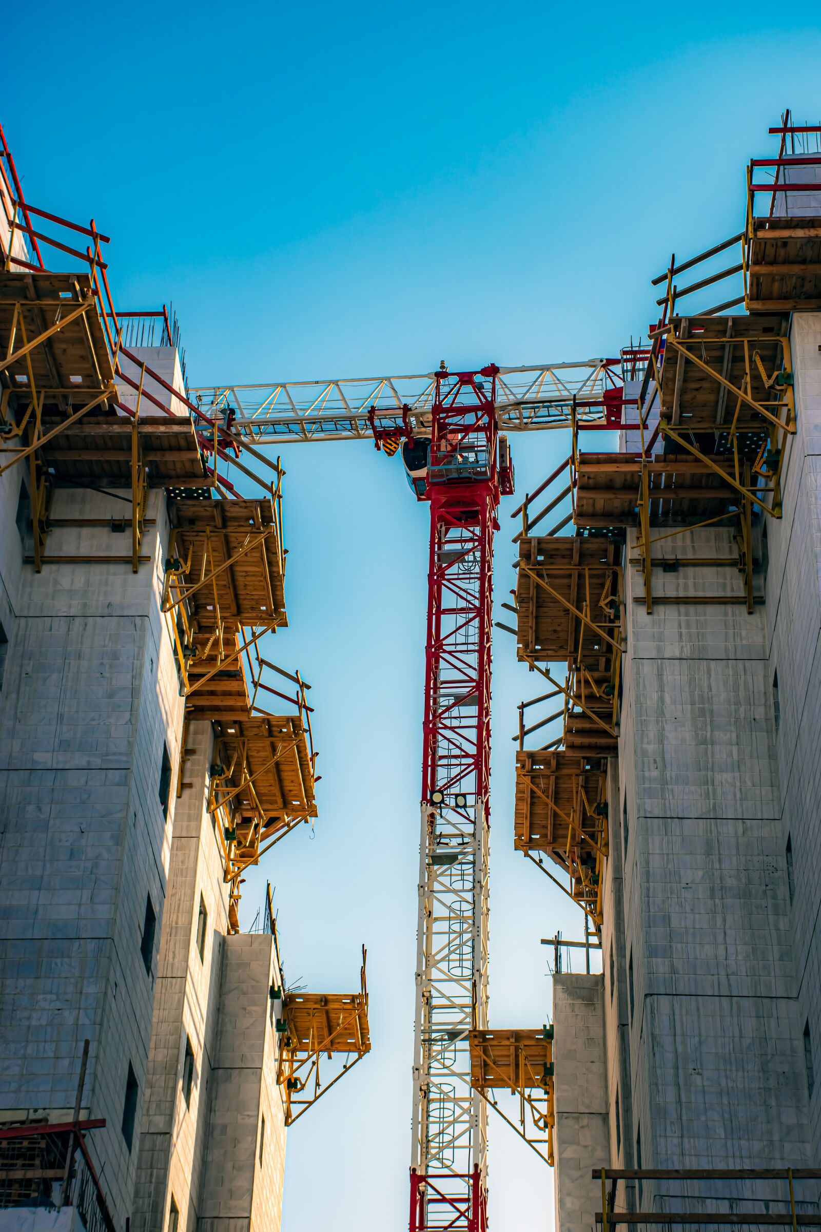 Nikon D5600 sample photo. Site, crane, construction photography