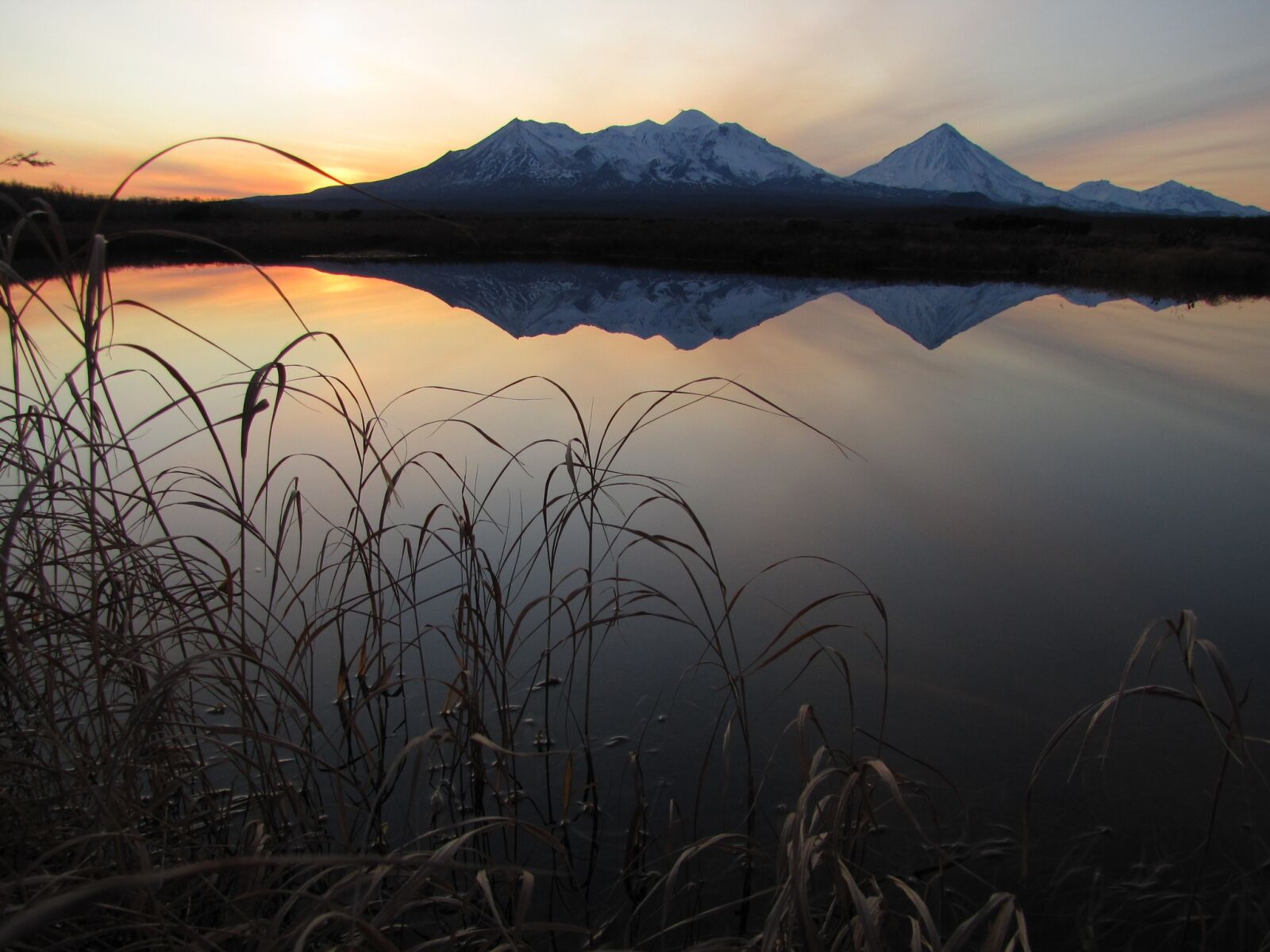 Canon PowerShot SX1 IS sample photo. Volcanoes, snowy mountains, vertices photography