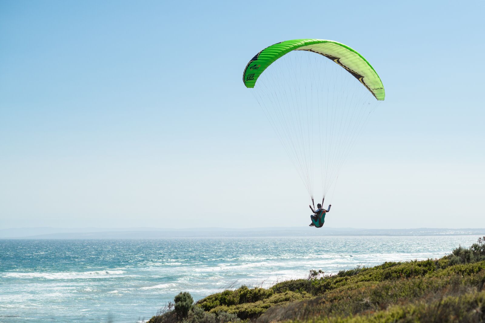 Nikon D850 sample photo. Paragliding, paraglider, flying photography