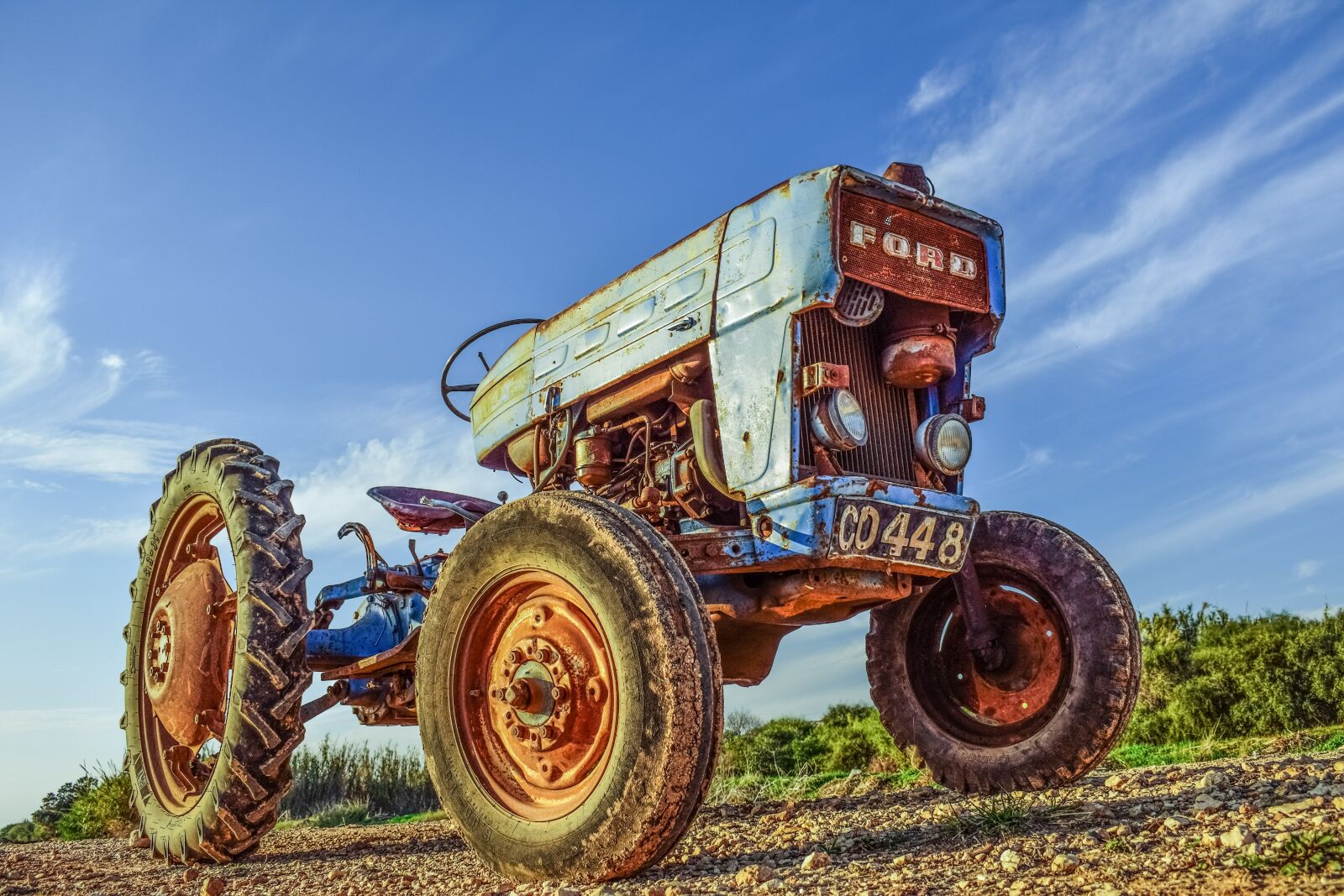 Nikon D3300 sample photo. Tractor, farm, countryside photography