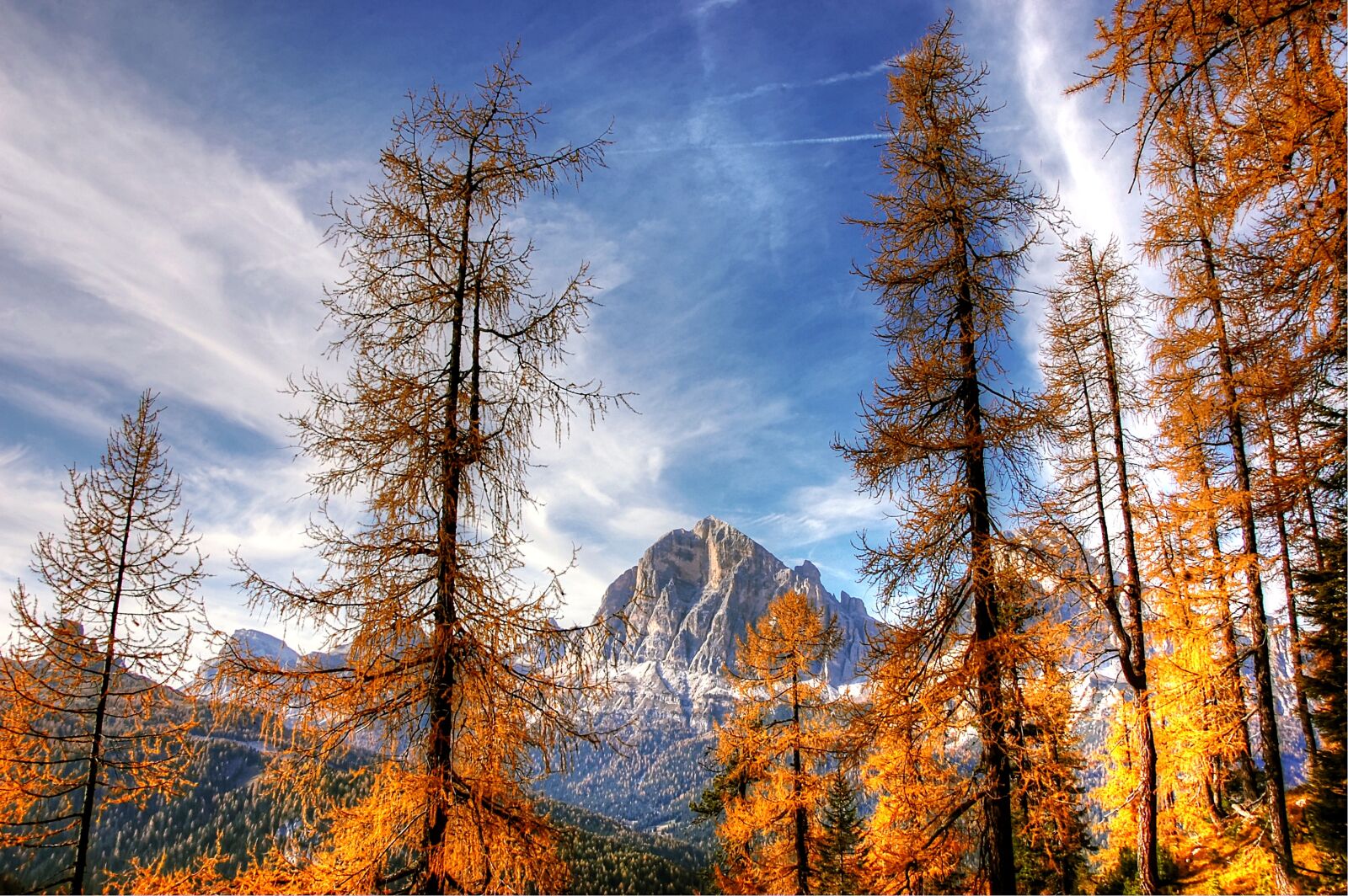 Nikon D40 sample photo. Tofane, dolomites, nature photography