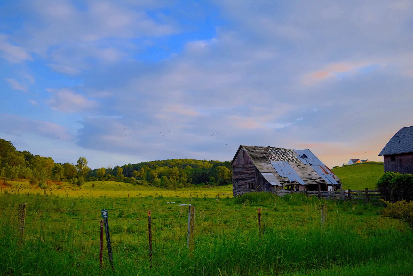 Nikon D3300 sample photo. Shack, farm, sunset photography