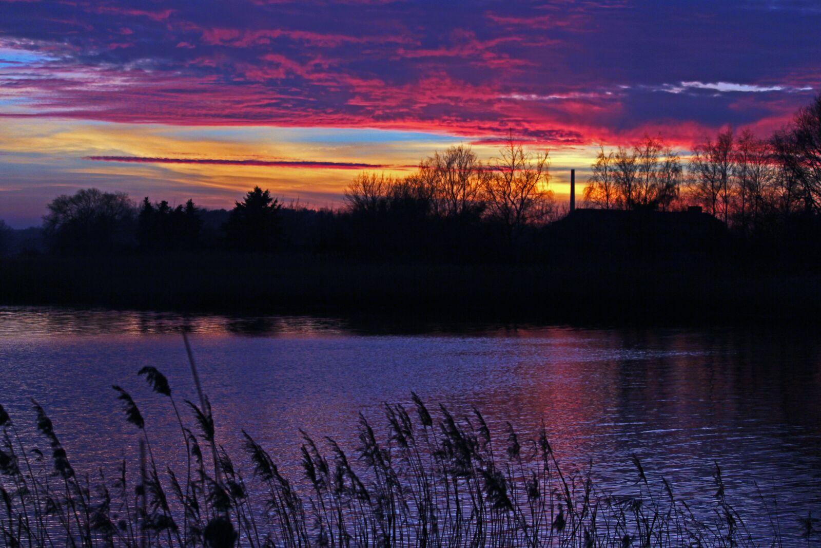 Canon EF-S 55-250mm F4-5.6 IS STM sample photo. Sunset, evening sky, abendstimmung photography