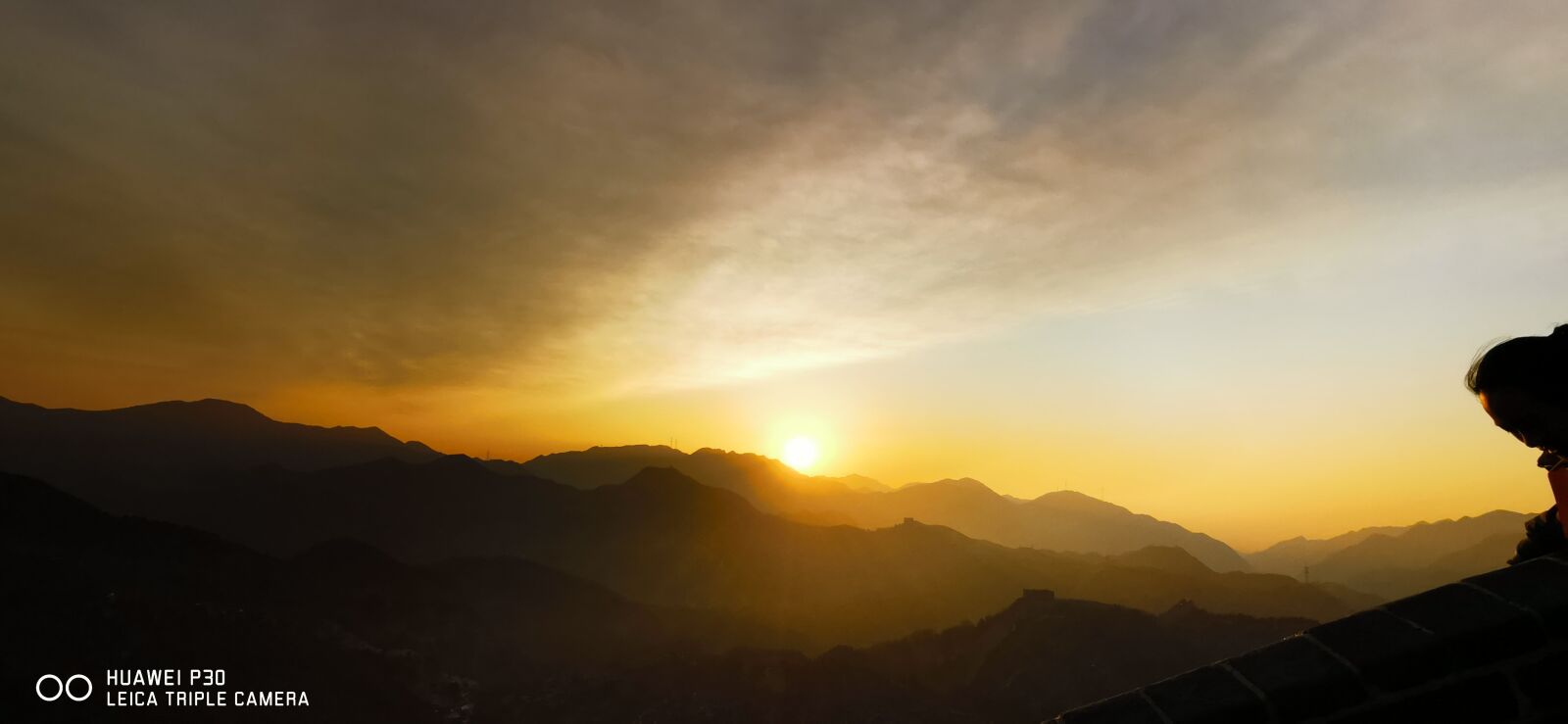 HUAWEI P30 sample photo. The great wall, the photography