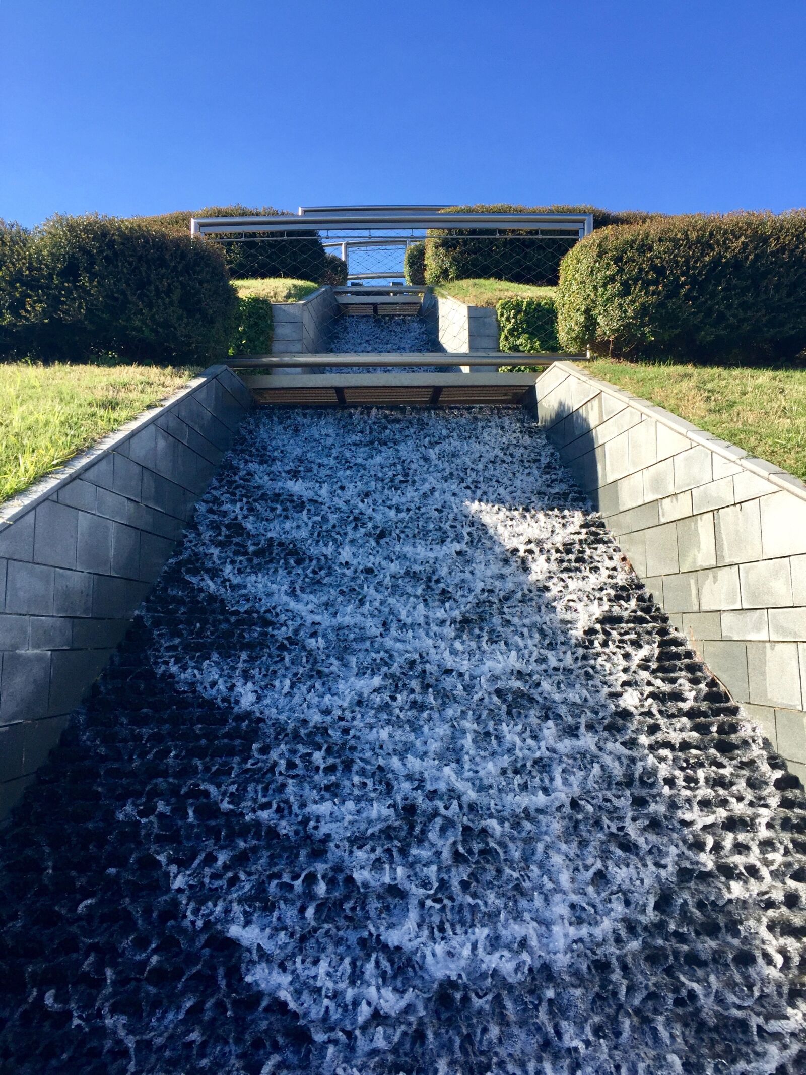 iPhone 6 Plus back camera 4.15mm f/2.2 sample photo. Waterfall, water, grass photography