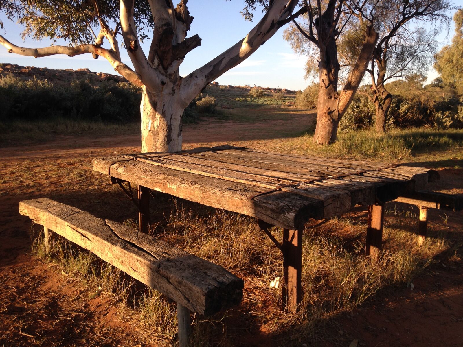 iPhone 5c back camera 4.12mm f/2.4 sample photo. Bench, outdoors, seat, table photography