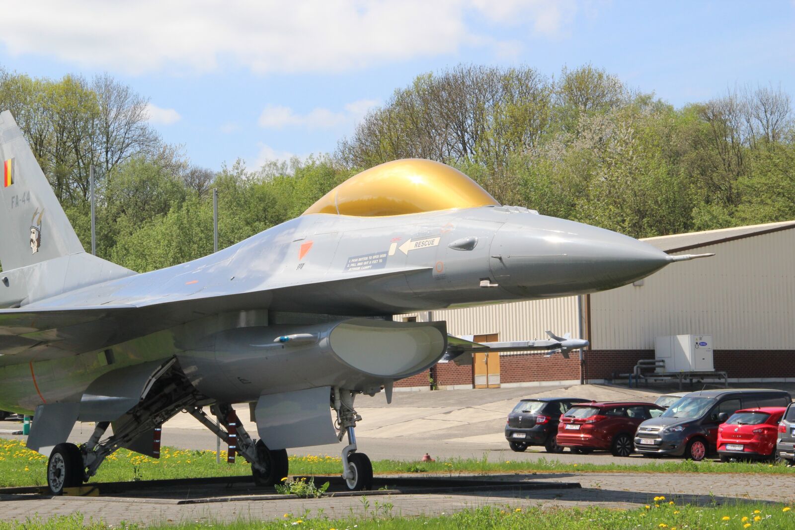 Canon EOS 600D (Rebel EOS T3i / EOS Kiss X5) sample photo. F16, belgian air force photography