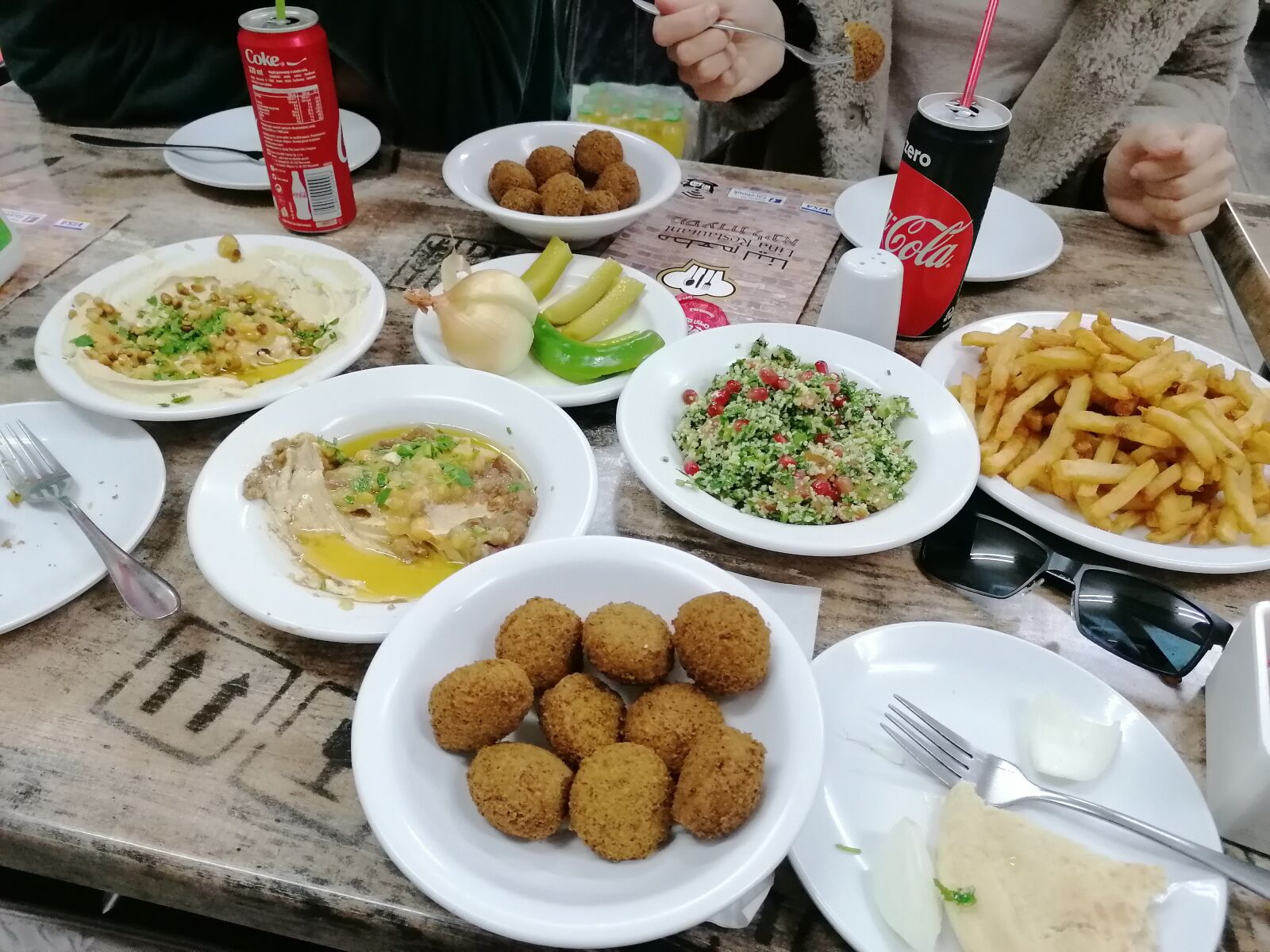 HUAWEI P30 LITE sample photo. Hummus, eat, falafel photography