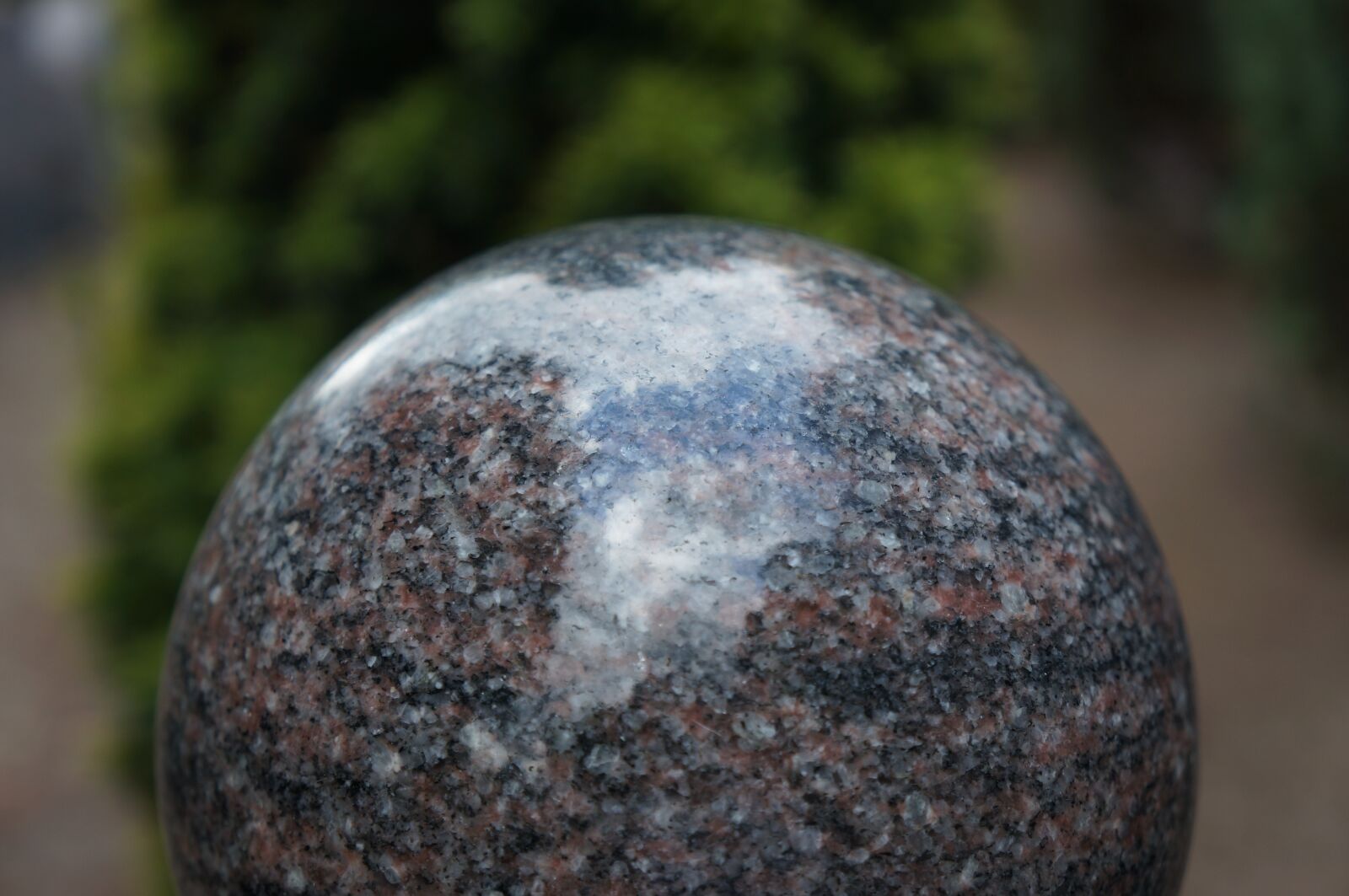 Sony Alpha NEX-5N sample photo. Ball, stone, granite photography