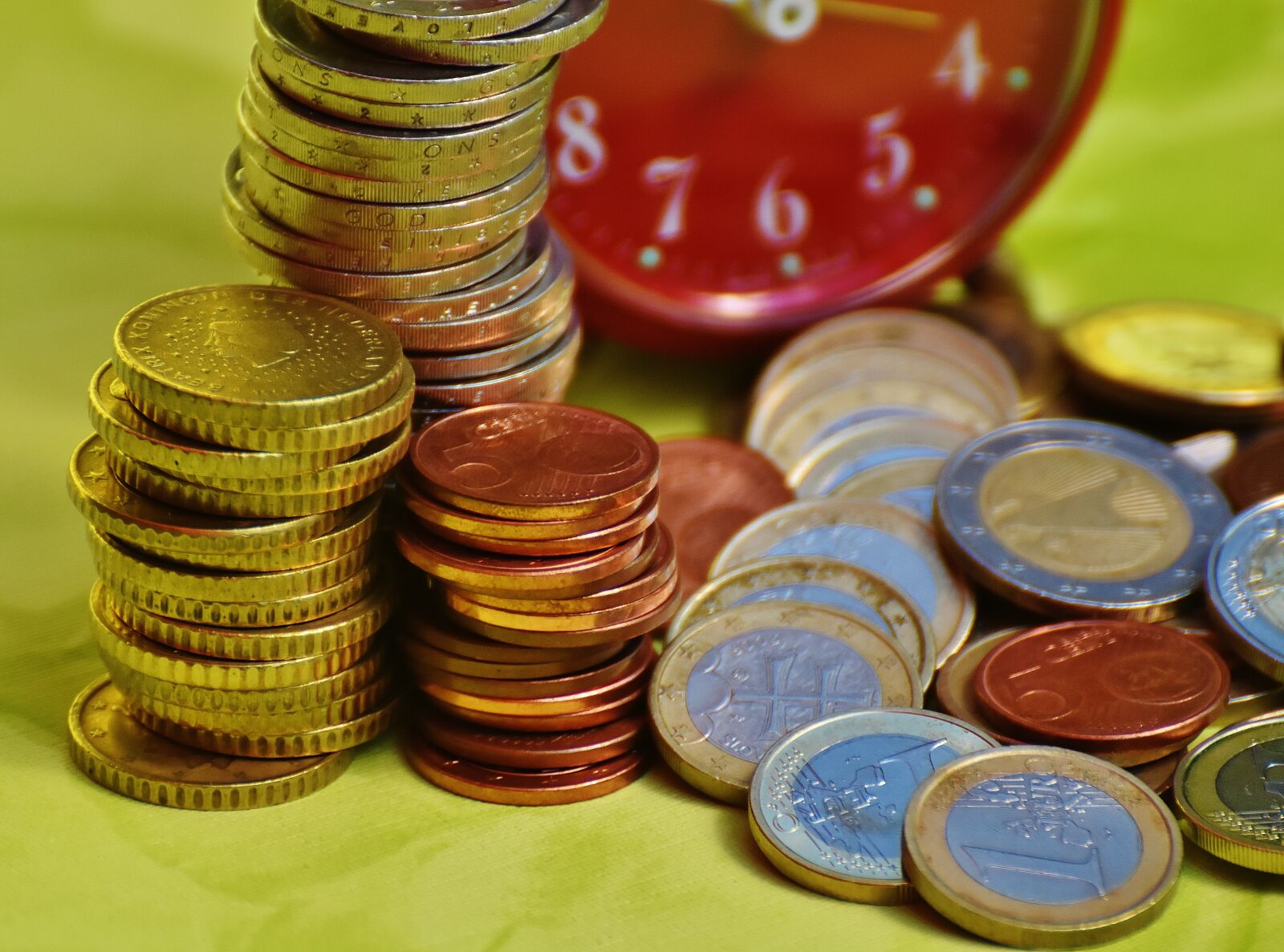 Nikon D7200 sample photo. Time is money, coins photography