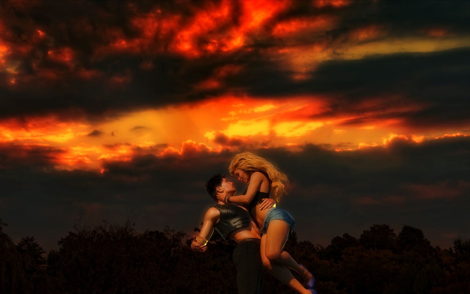 Nikon D5100 sample photo. Fantasy, couple, young people photography
