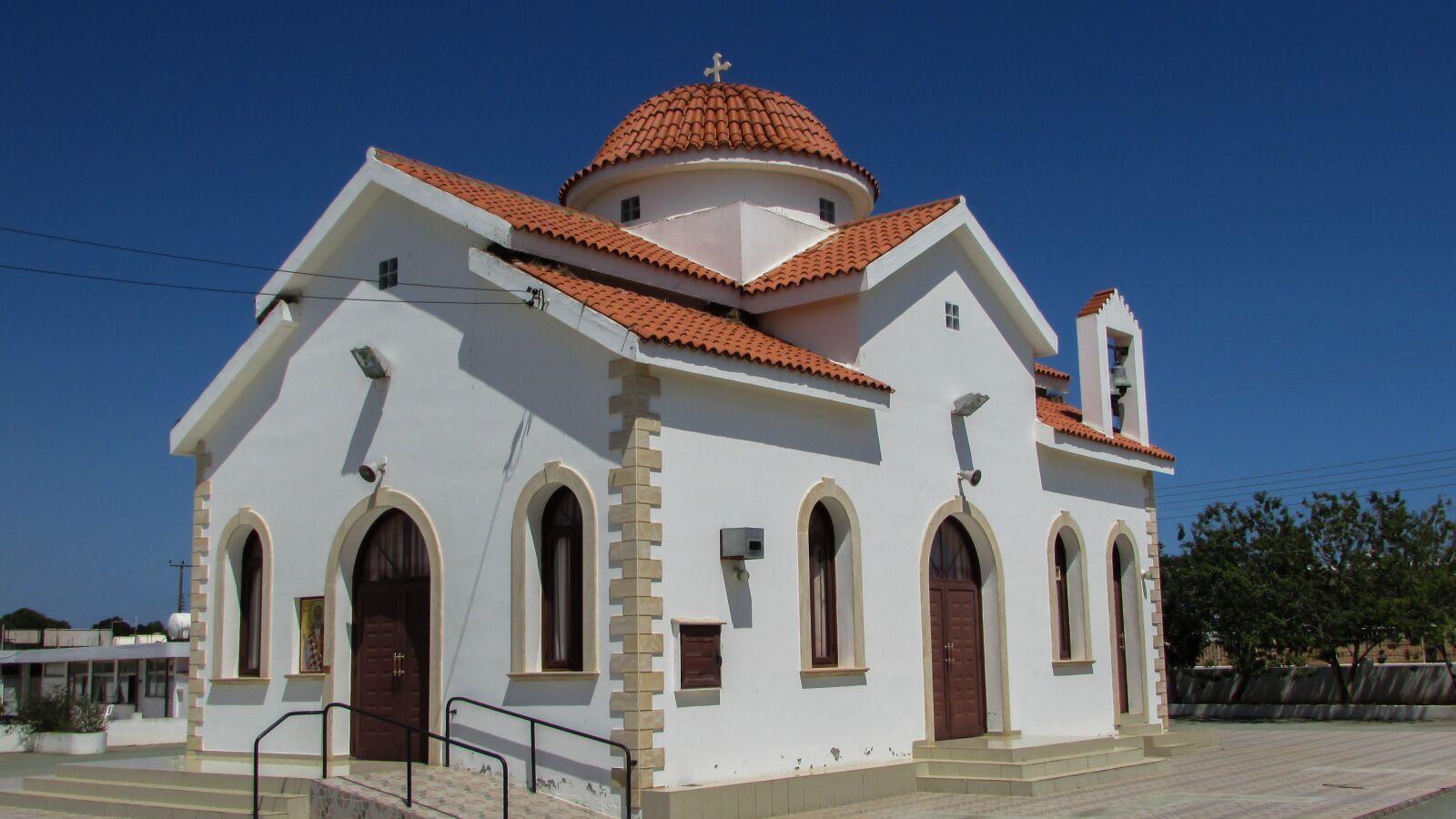 Canon PowerShot SX400 IS sample photo. Cyprus, liopetri, church photography