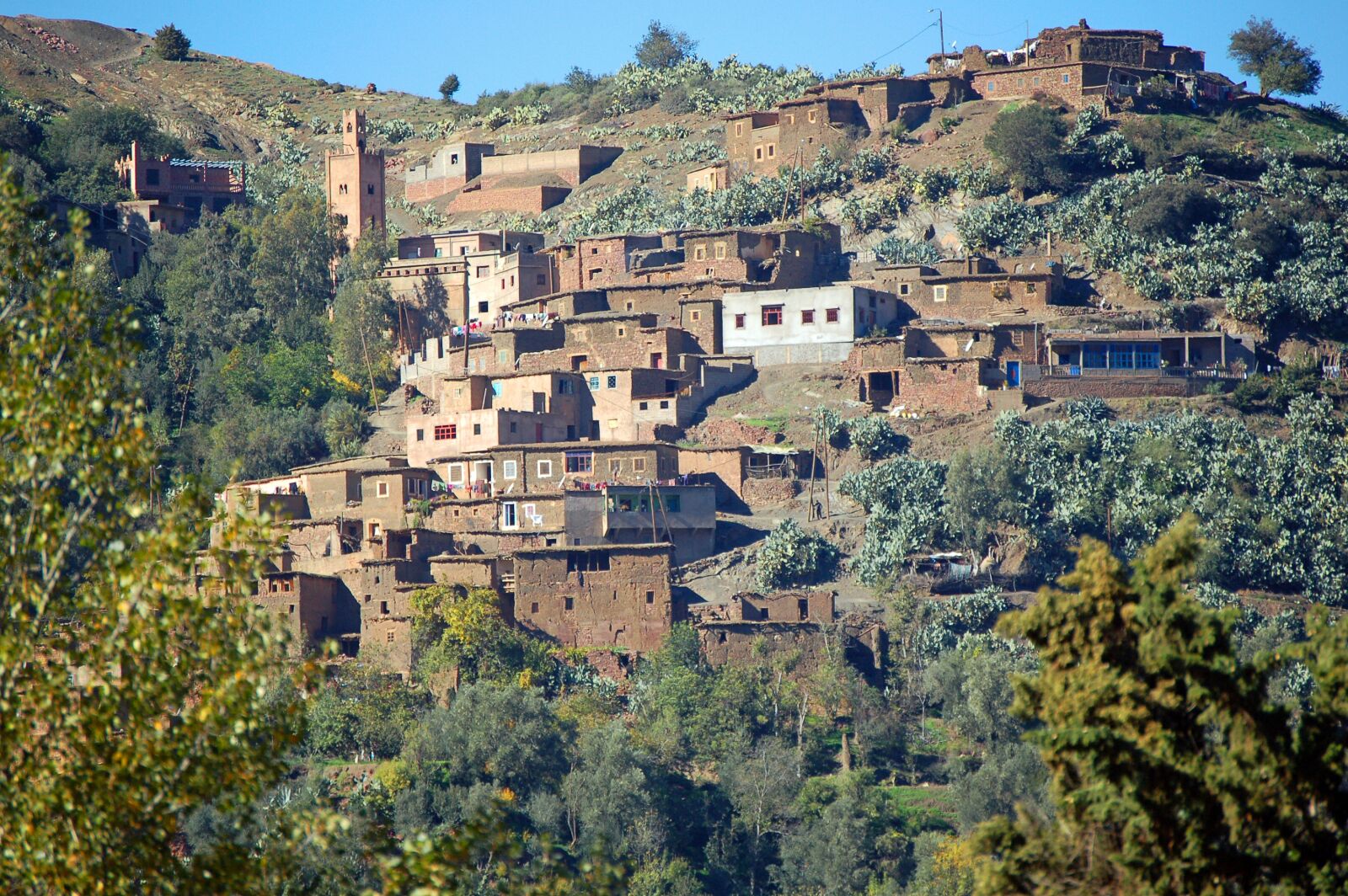 Nikon D50 sample photo. Village, berber, atlas mountains photography