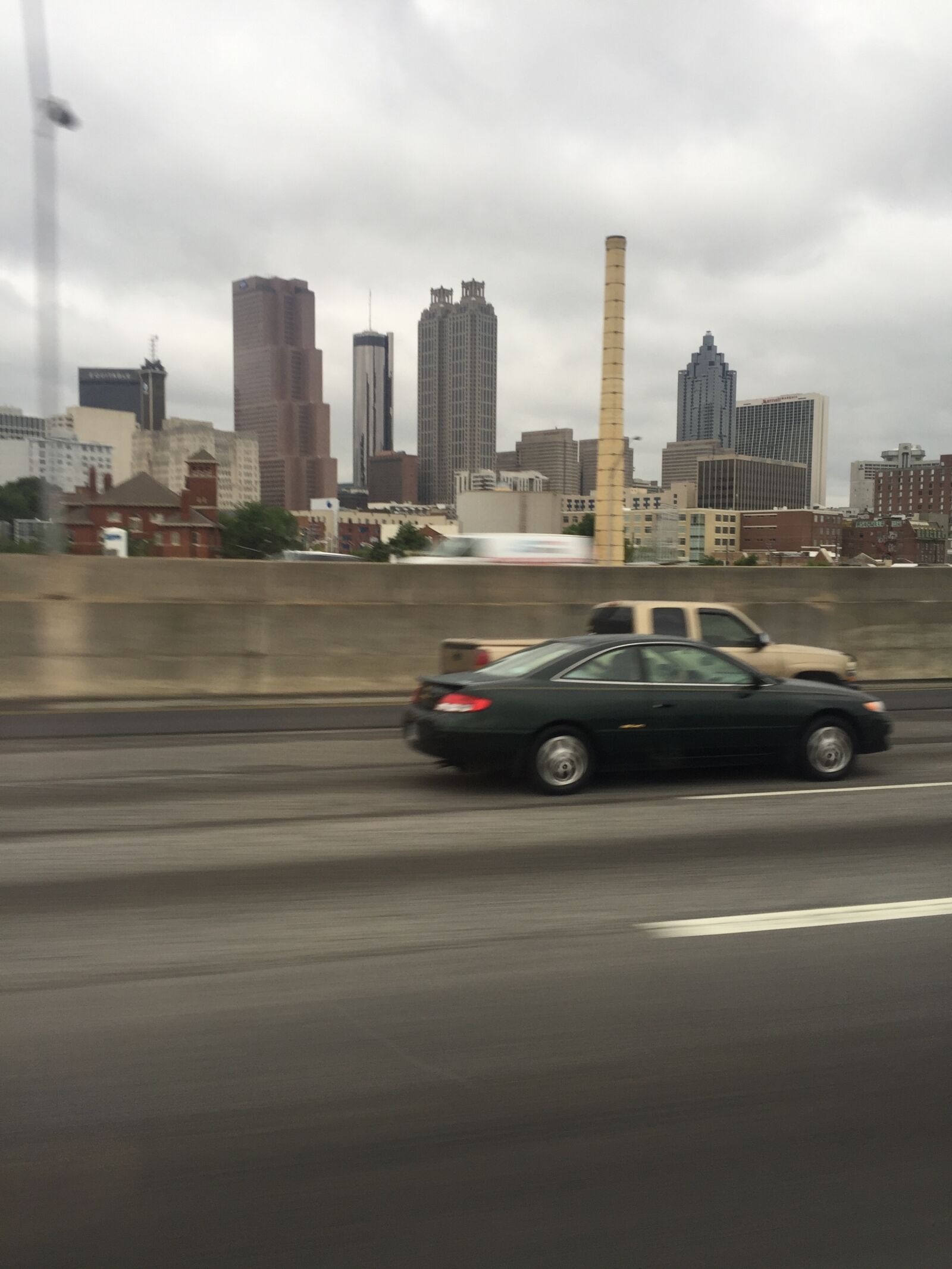 Apple iPhone 6 sample photo. Atlanta, cars, city, cloudy photography