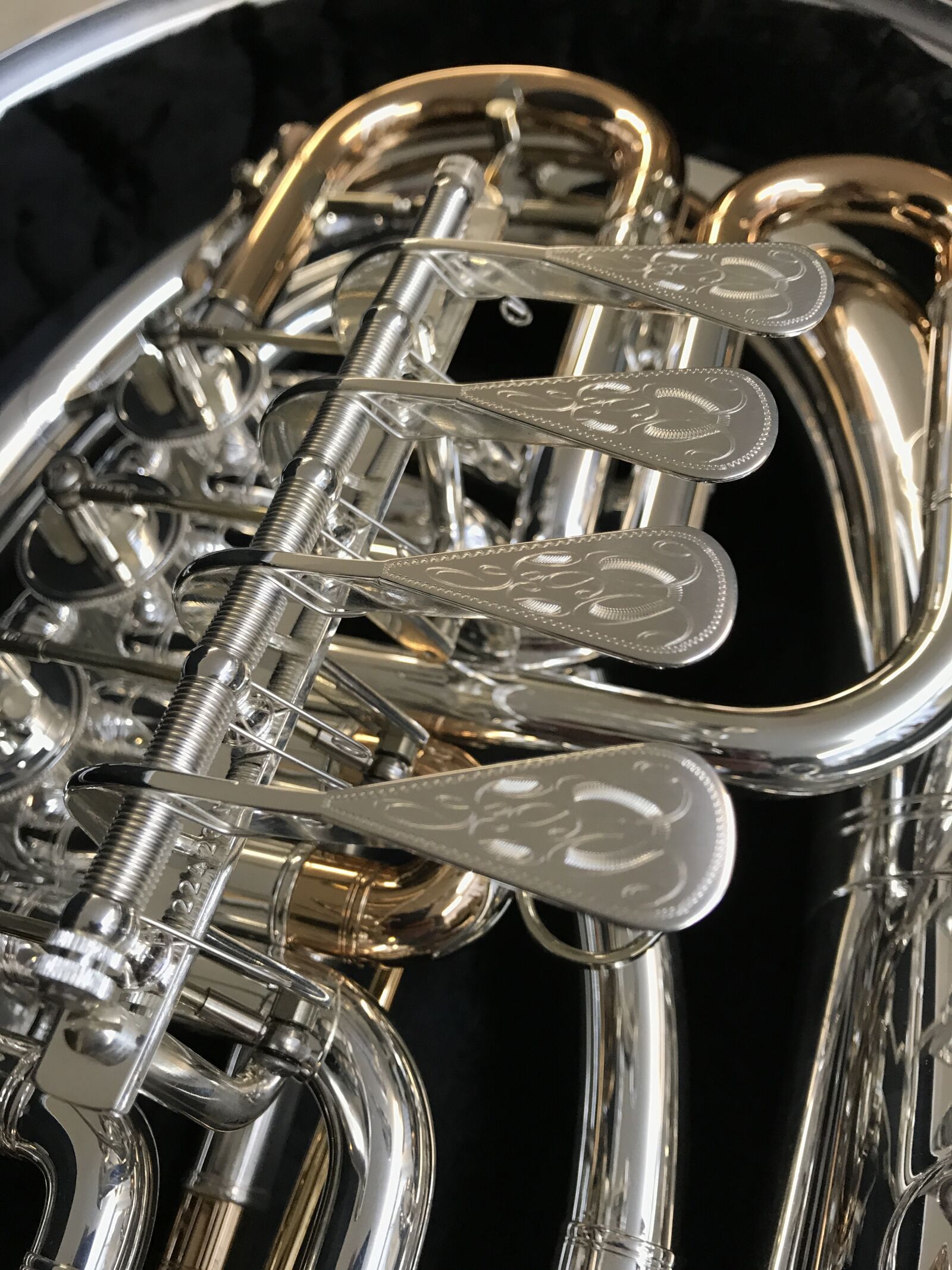 Apple iPhone 7 sample photo. Cornet, brass, instrument photography