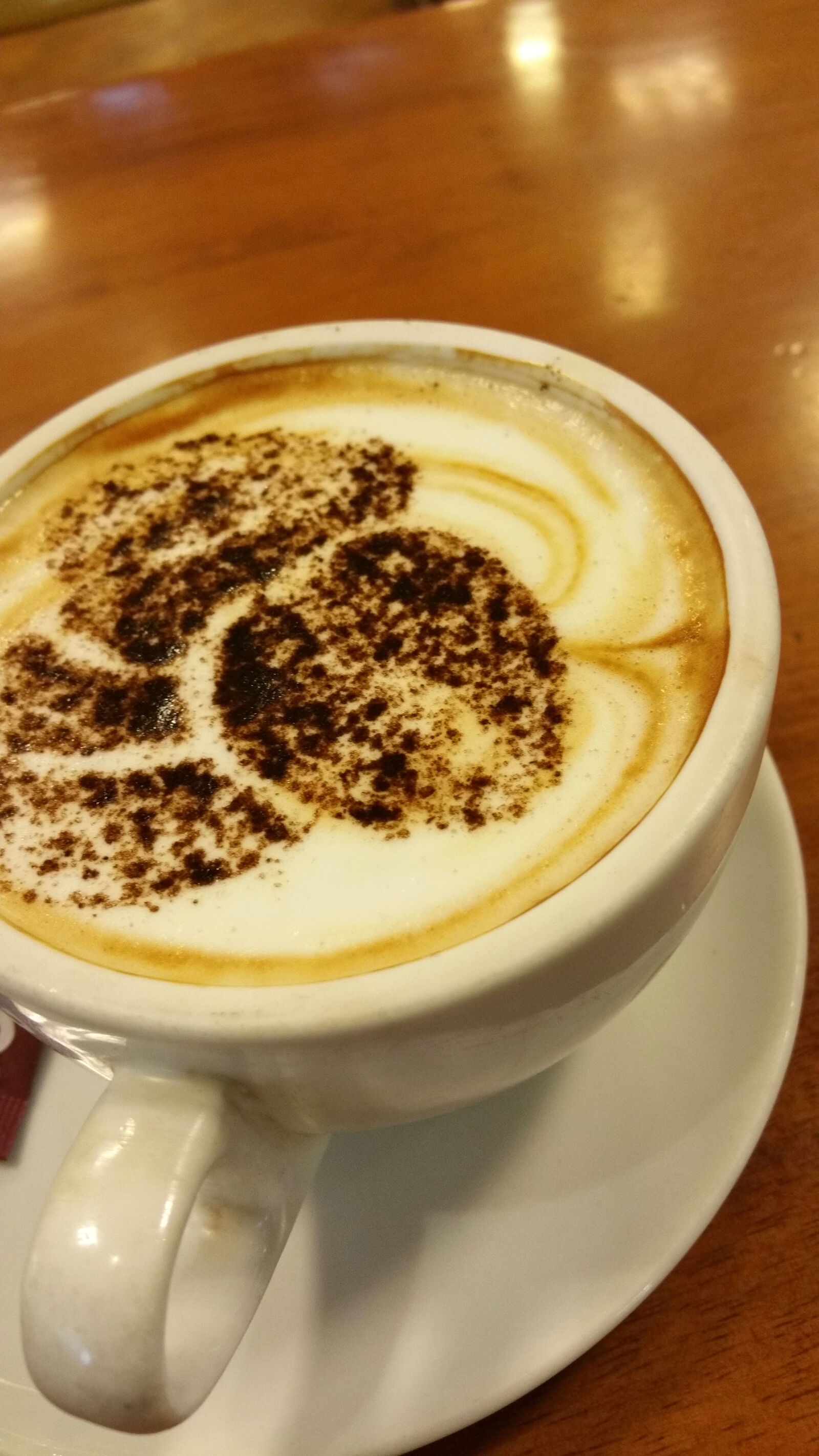 Samsung Galaxy Note4 sample photo. Breakfast, caffeine, cappuccino, chocolate photography