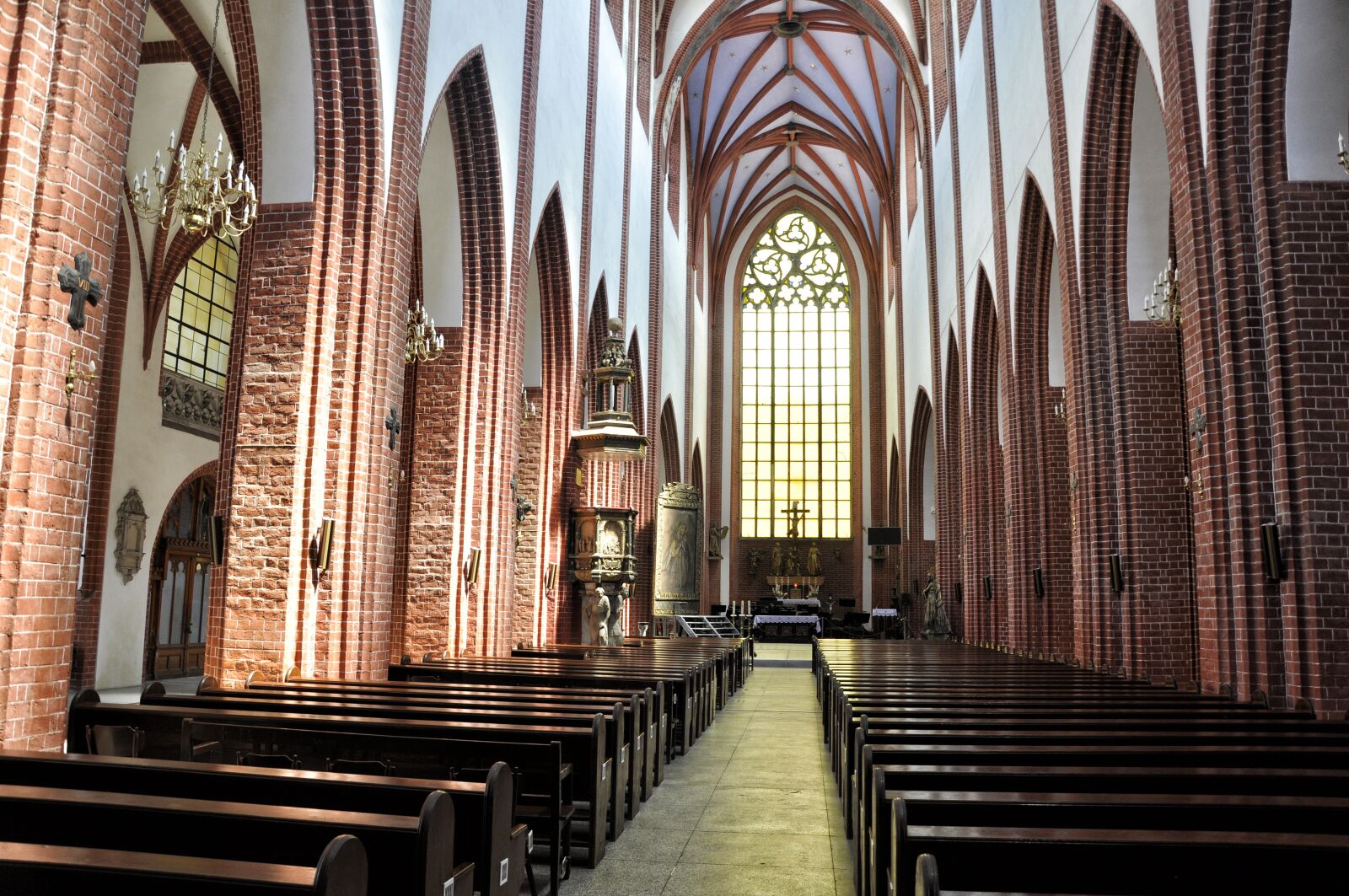 Nikon D90 sample photo. Church, the cathedral, poland photography